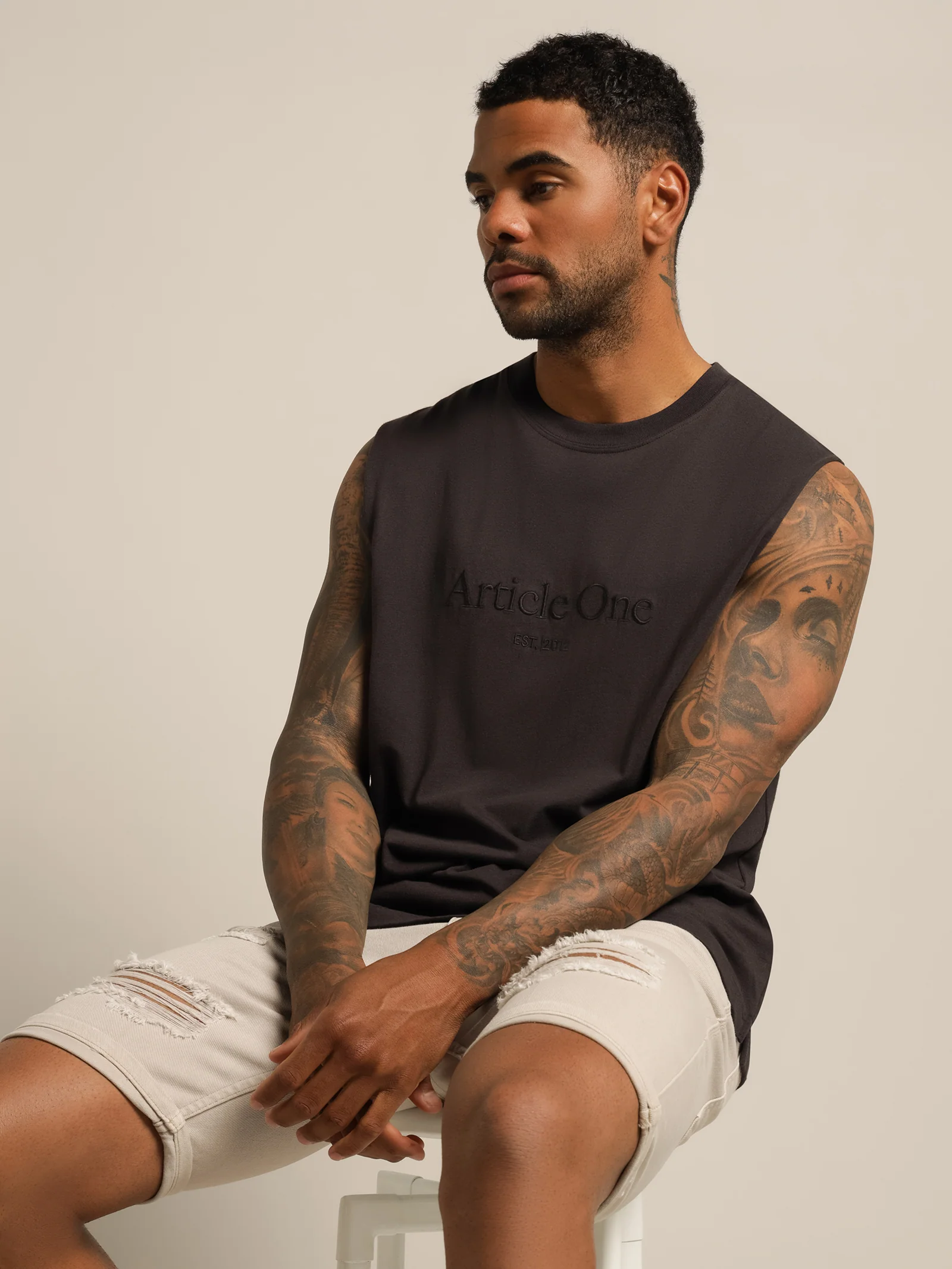 Heritage Logo Muscle Tank - Image 4