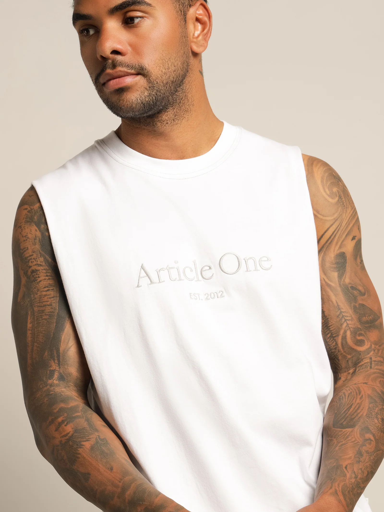 Heritage Logo Muscle Top - Image 2