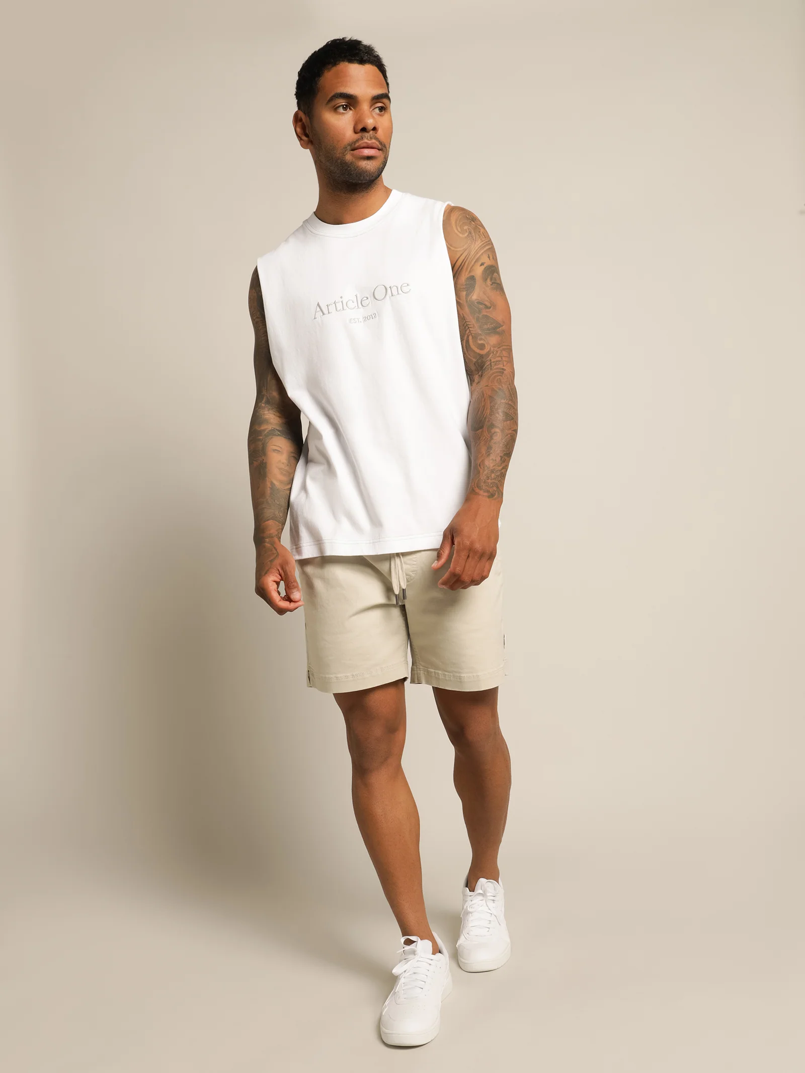 Heritage Logo Muscle Top - Image 3