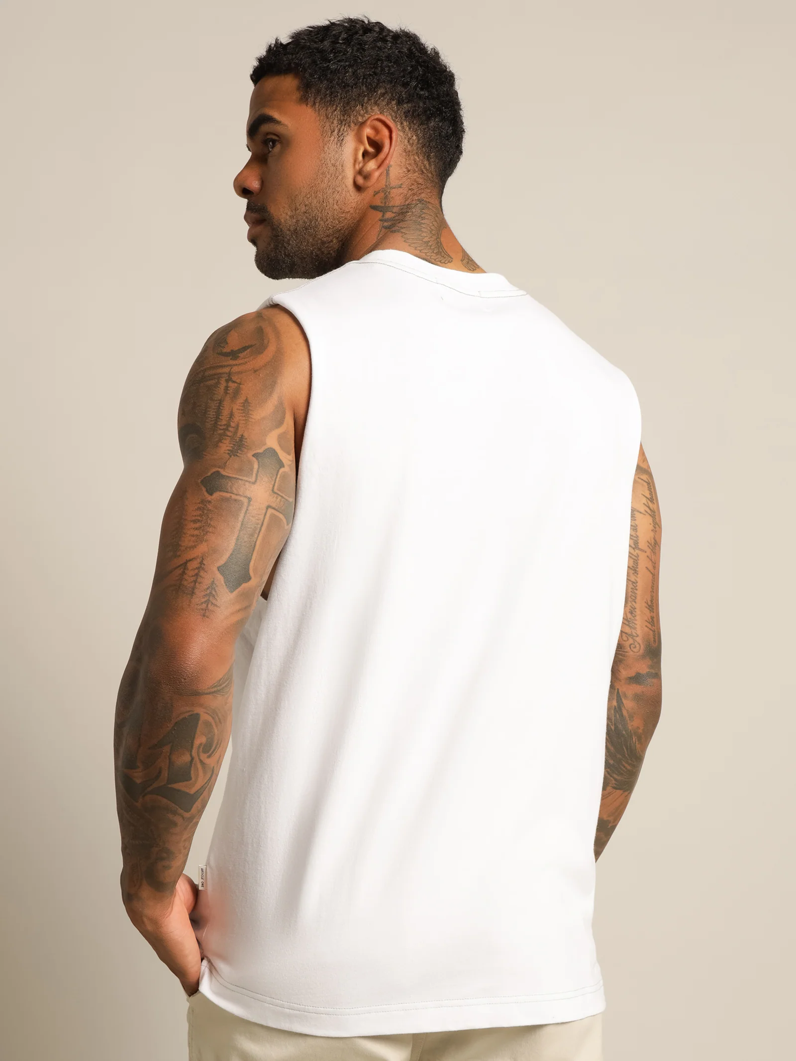 Heritage Logo Muscle Top - Image 5