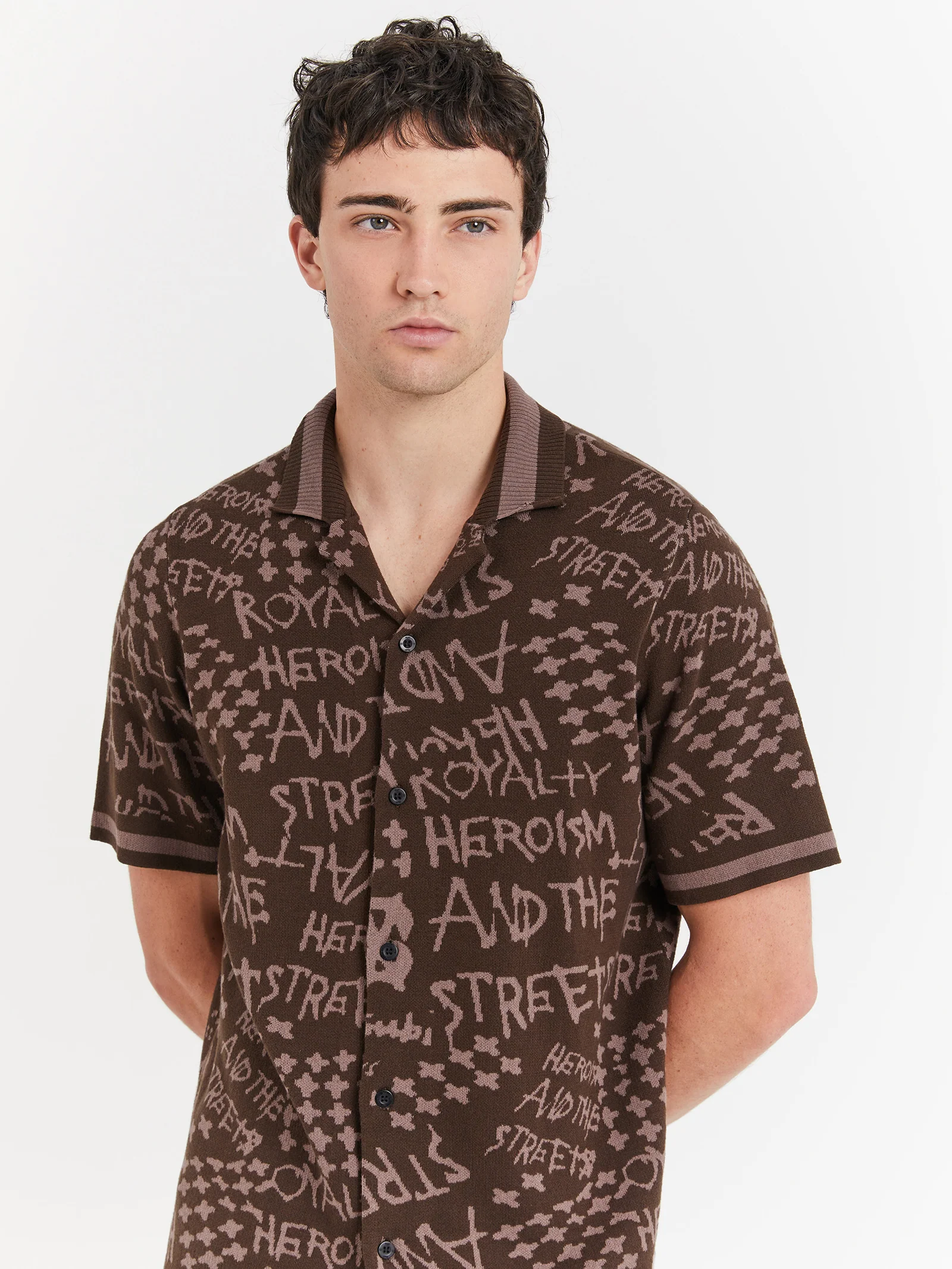 Heroism Knit Resort Short Sleeve Shirt - Image 3