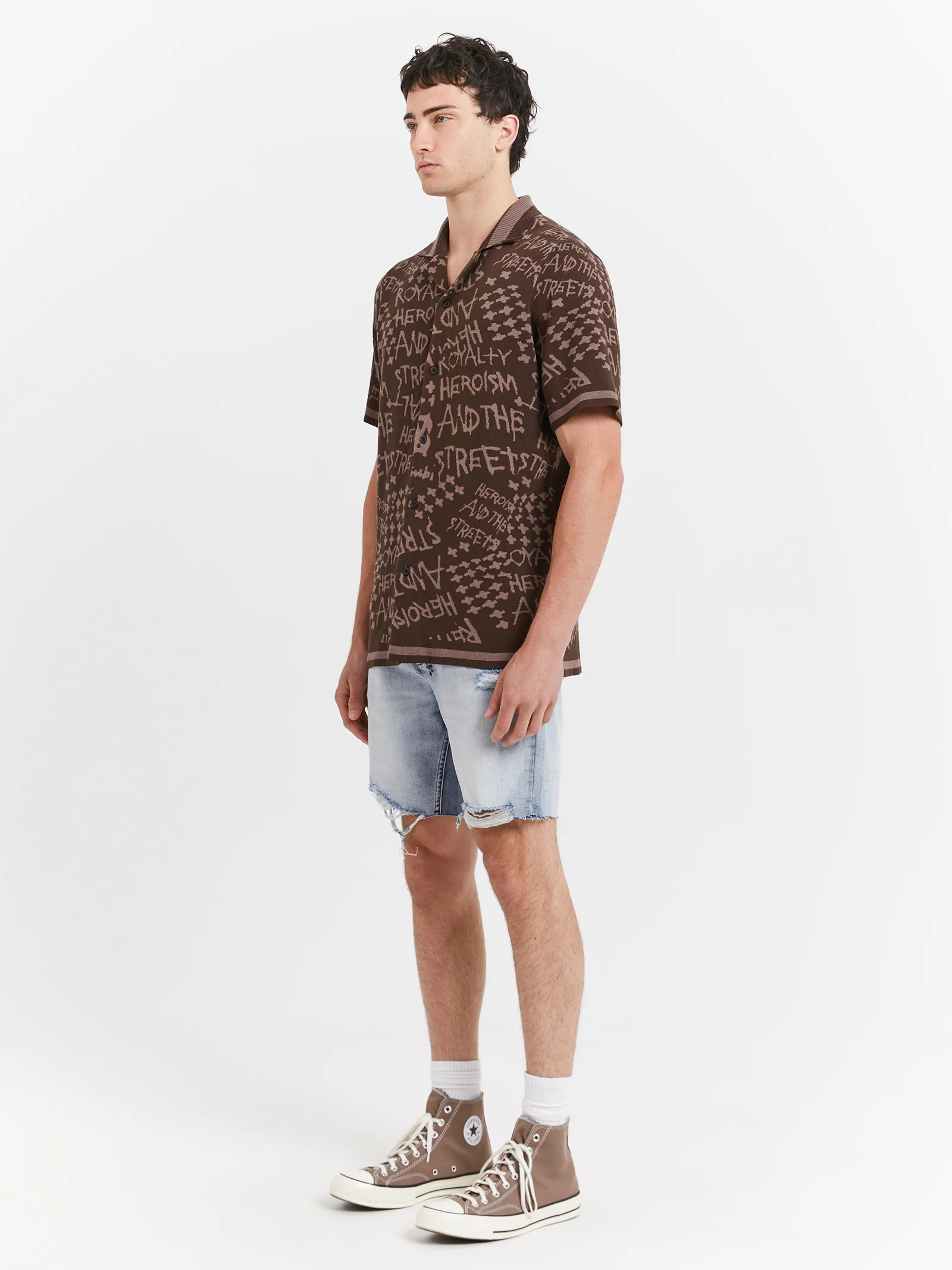 Heroism Knit Resort Short Sleeve Shirt - Image 4