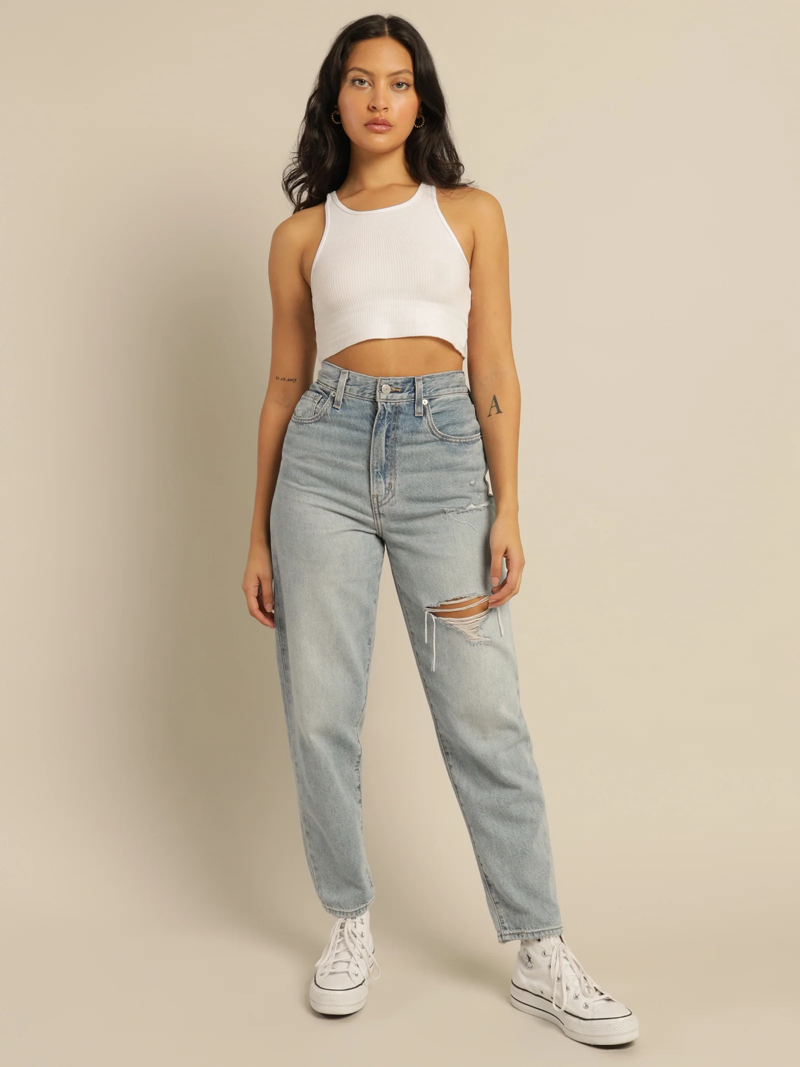 High Loose Tapered Jeans - Image 4