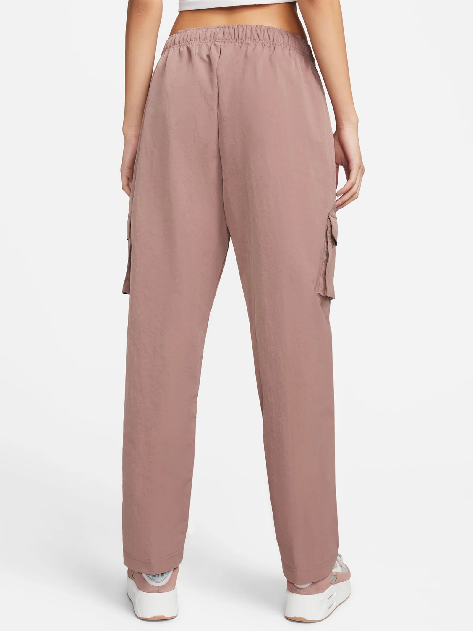 High-Rise Woven Cargo Pants - Image 3