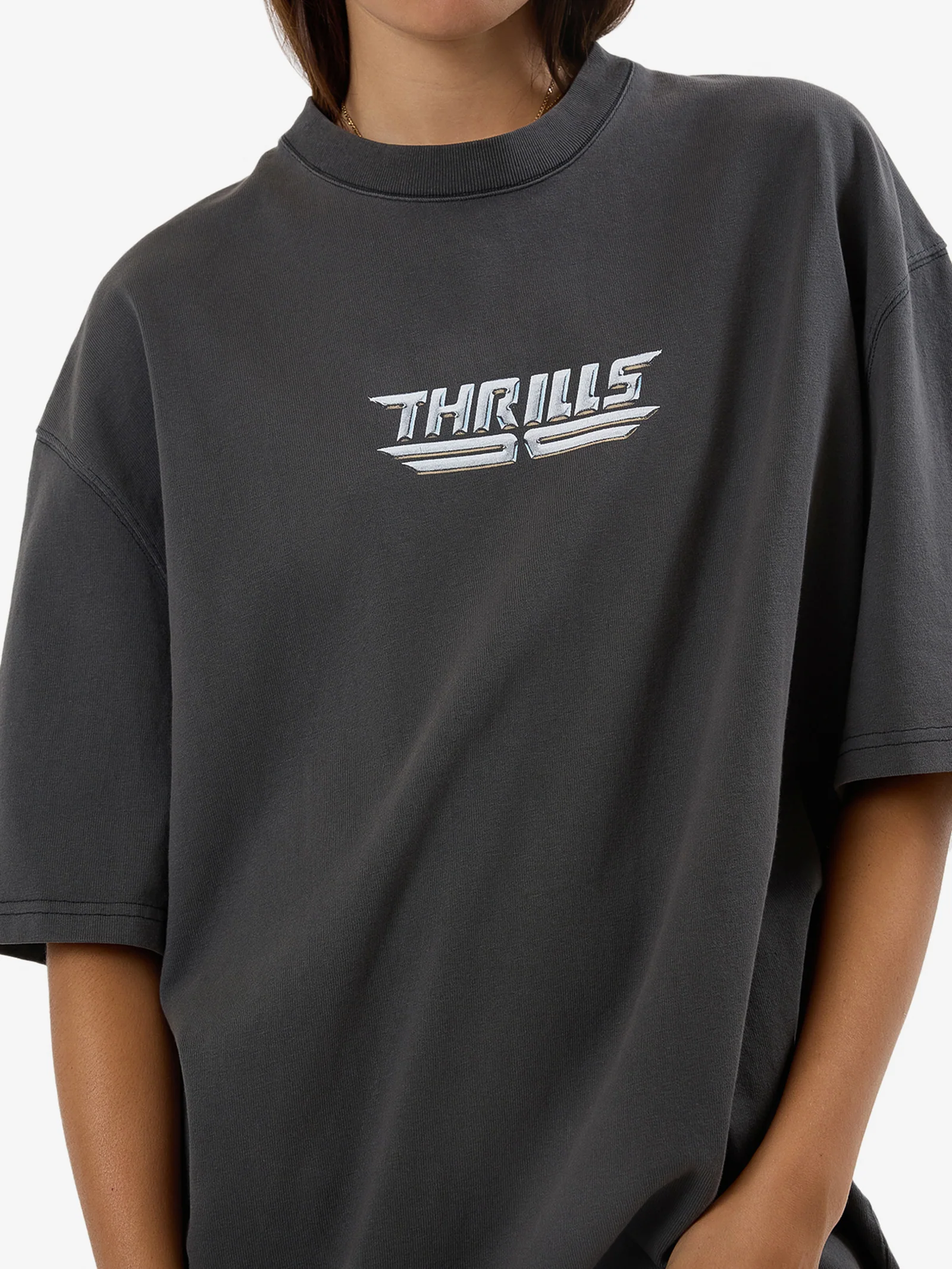 High Shine Oversized Tee - Image 4