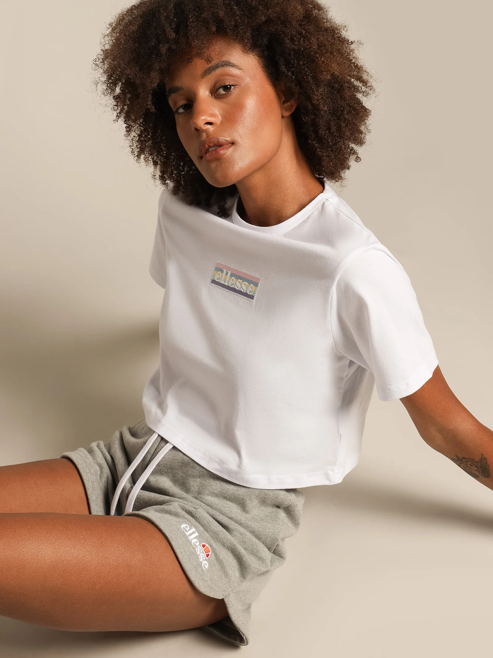 Hildan Crop T-Shirt - Image 2