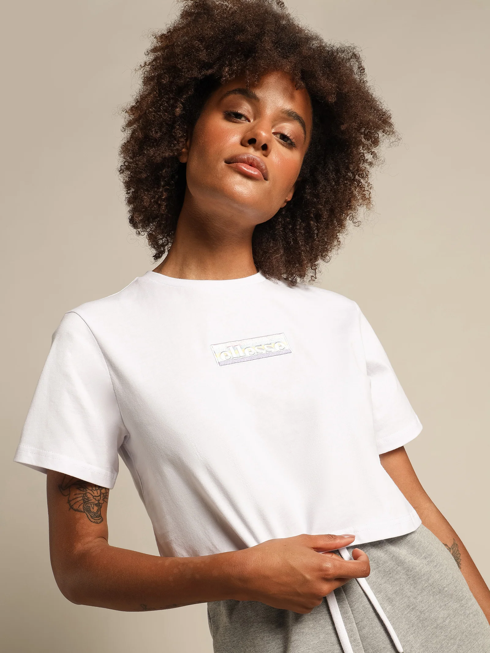 Hildan Crop T-Shirt - Image 3