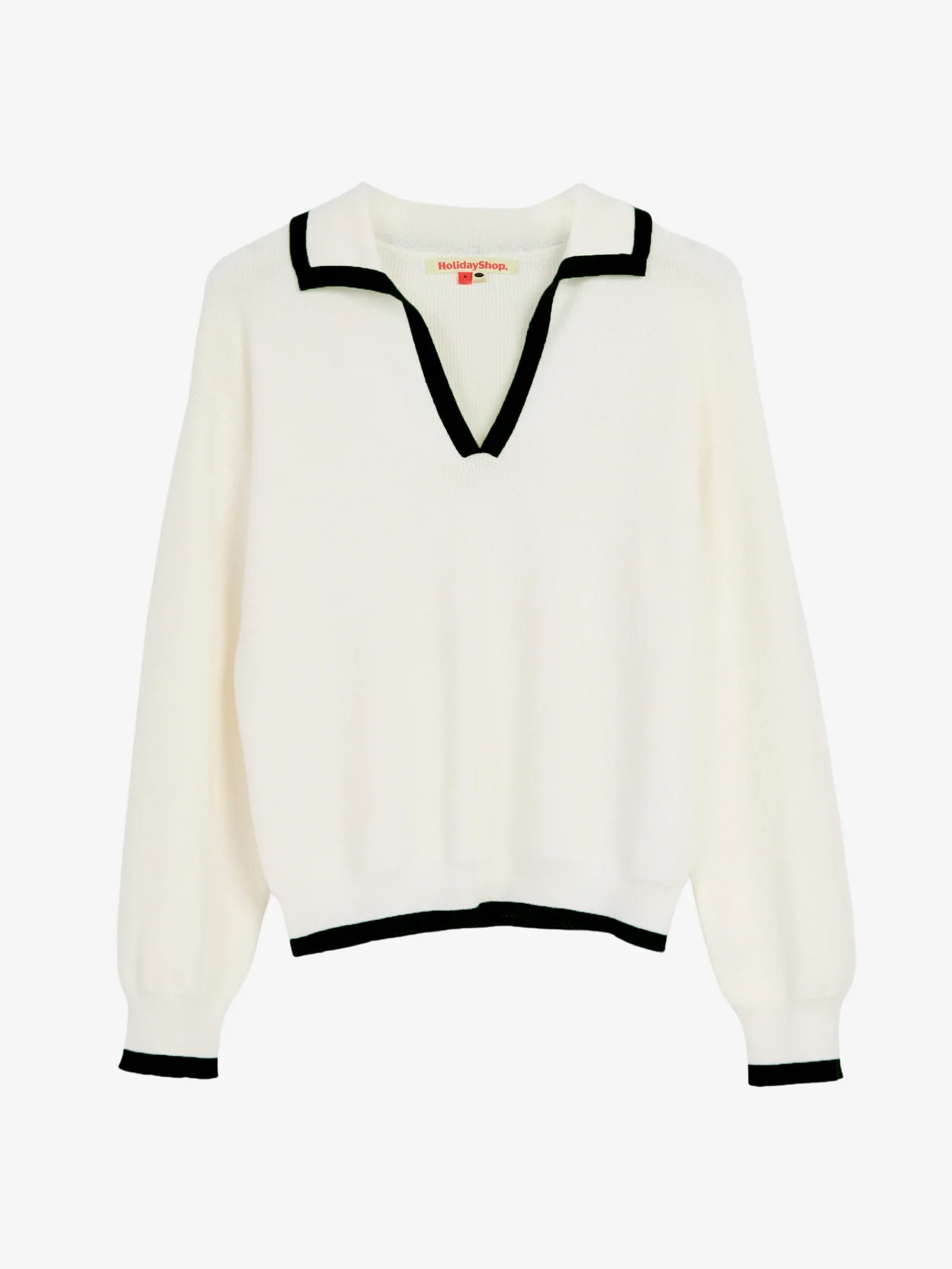 Contrast Polo Knit - Image 4