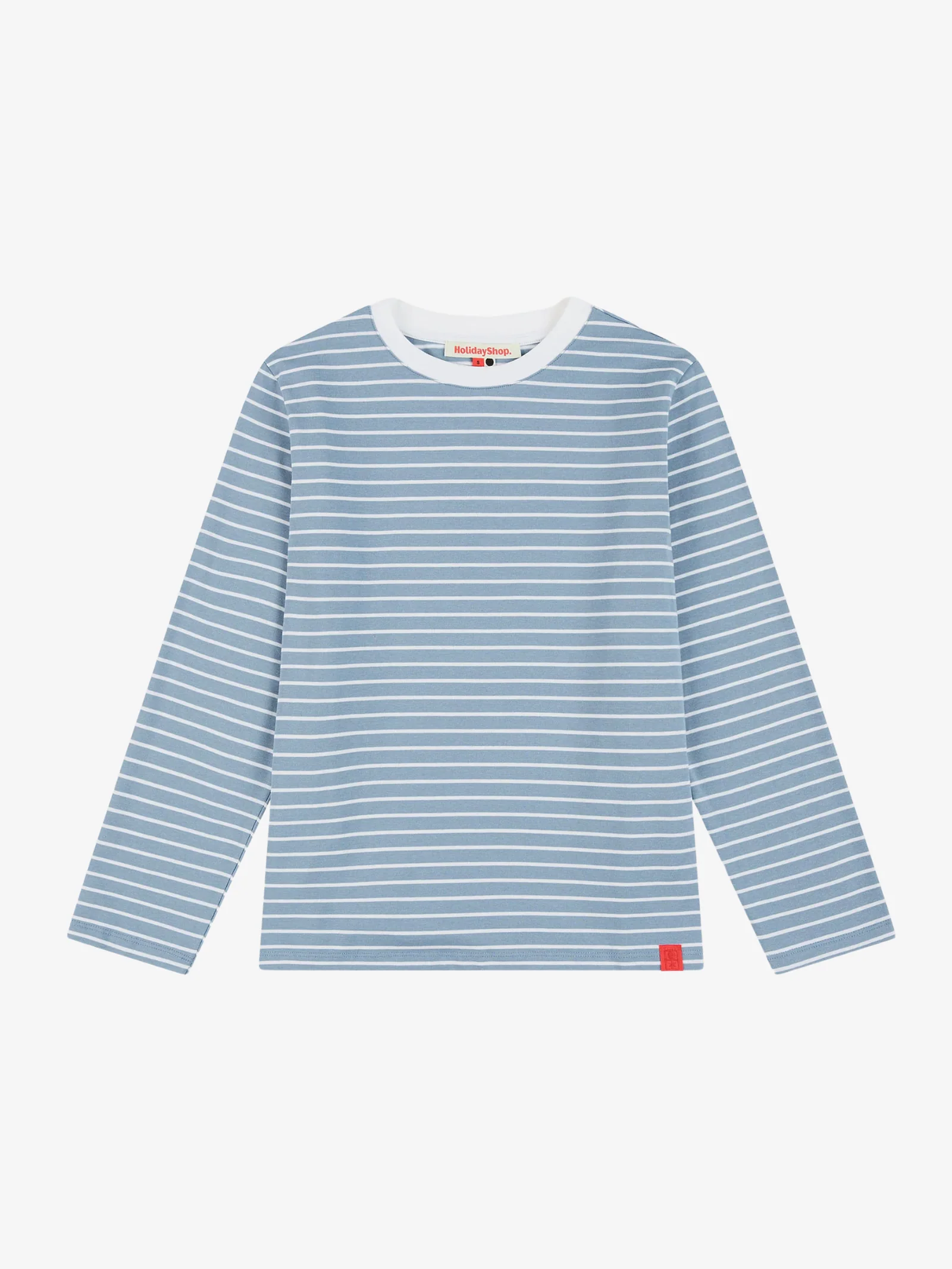 Cotton Striped Long Sleeve Top - Image 4