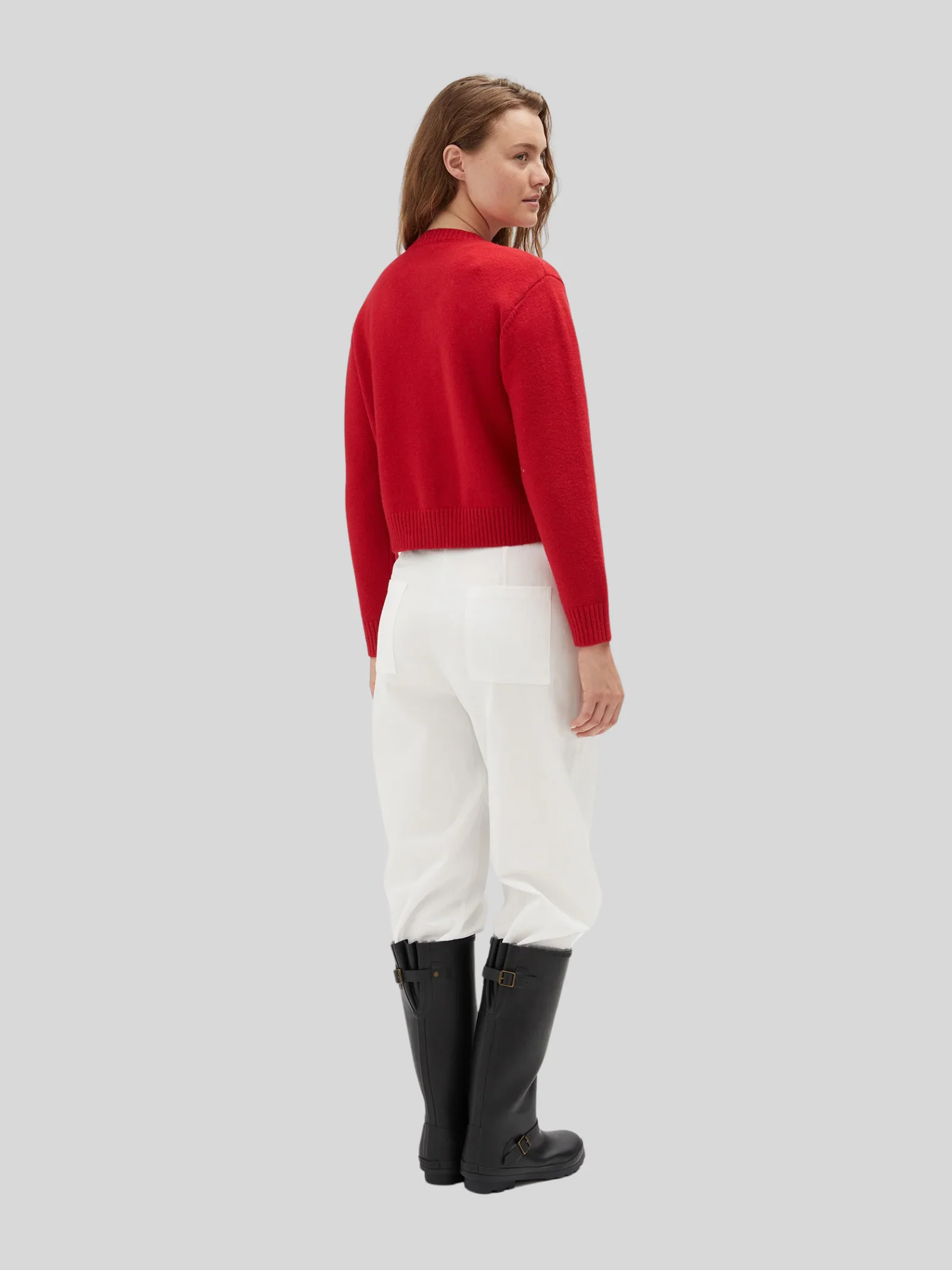 Crew Neck Cardigan - Image 4