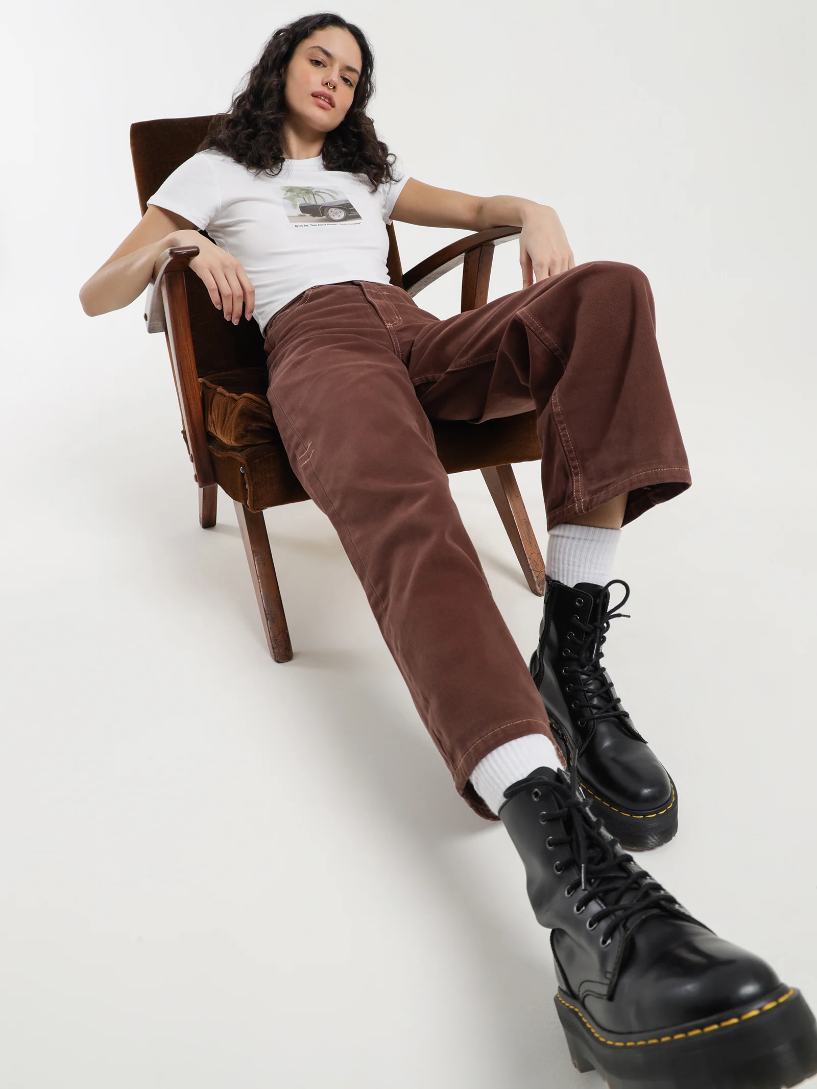 Holly Drill Pants - Image 2