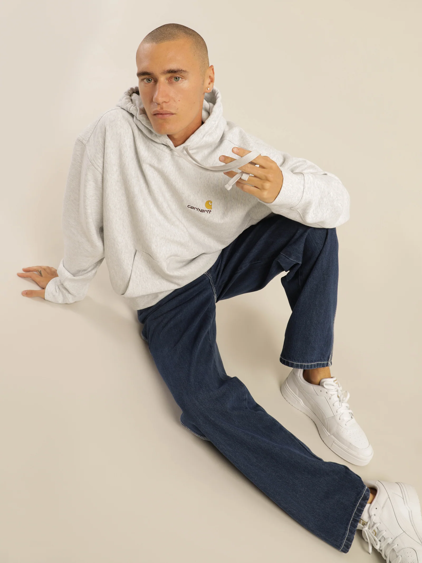 Hooded American Script Sweatshirt - Image 2