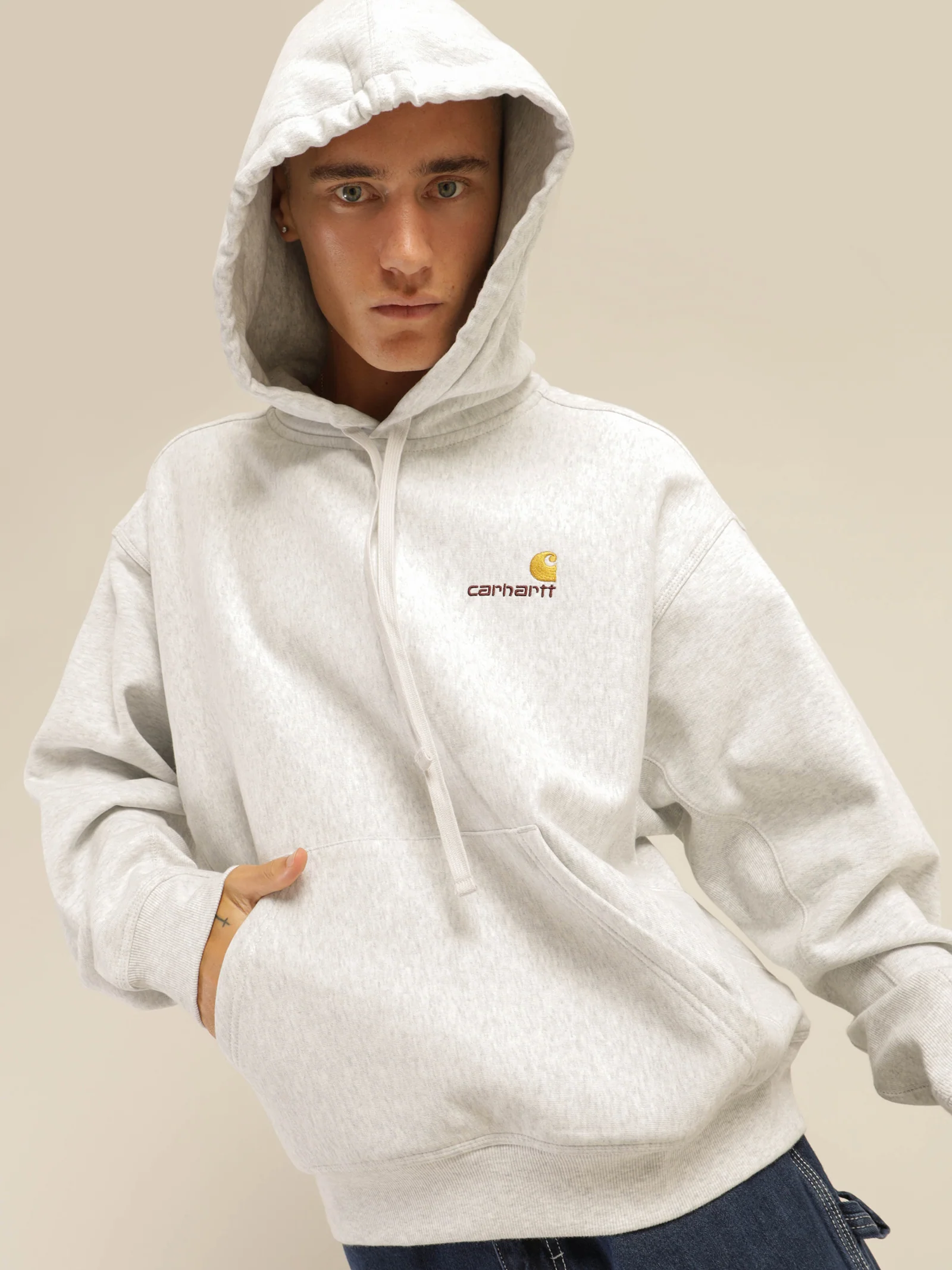 Hooded American Script Sweatshirt - Image 3