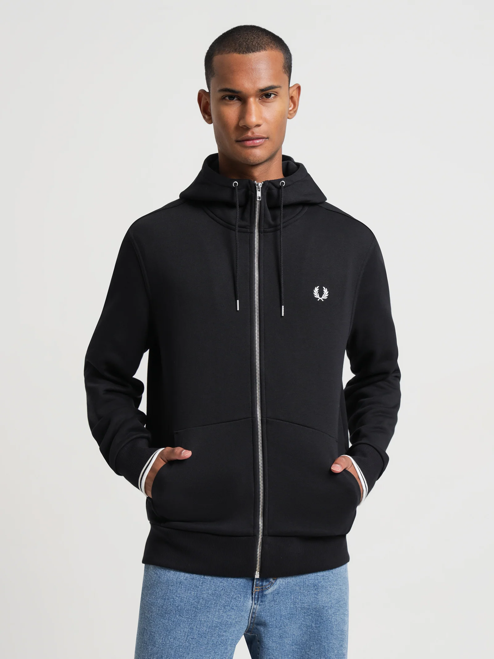 Hooded Zip Through Sweatshirt