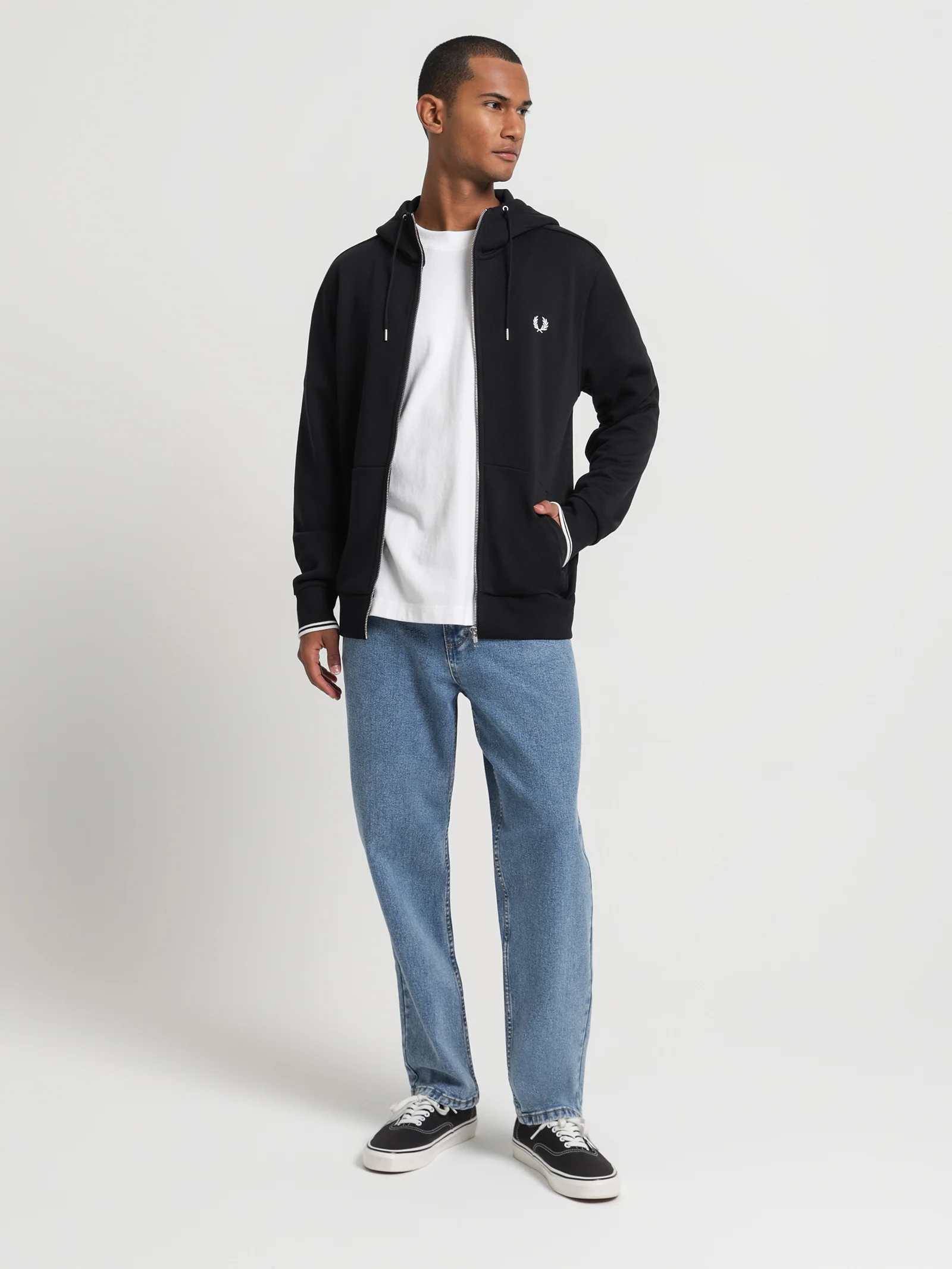 Hooded Zip Through Sweatshirt - Image 2
