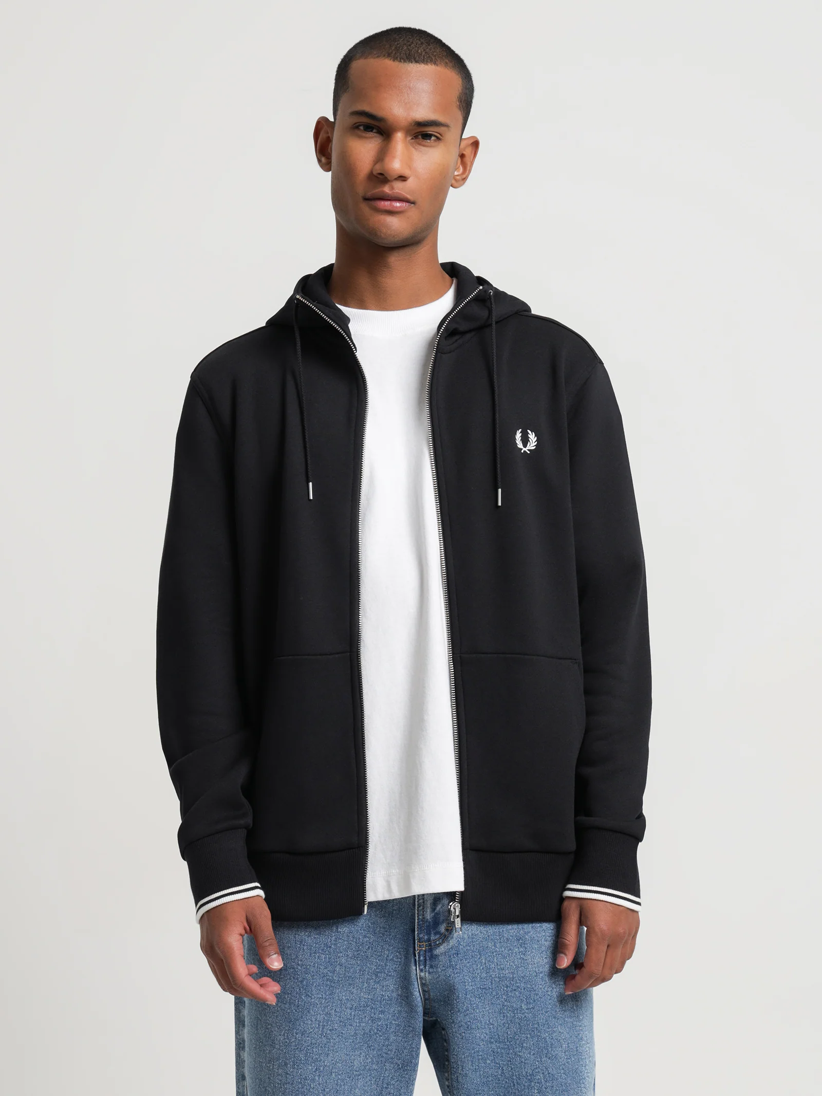 Hooded Zip Through Sweatshirt - Image 3