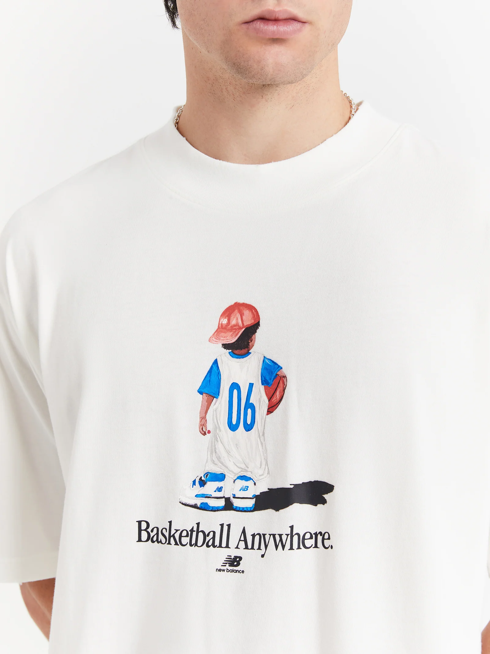 Hoops Graphic Cotton Jersey Short Sleeve T-shirt - Image 3