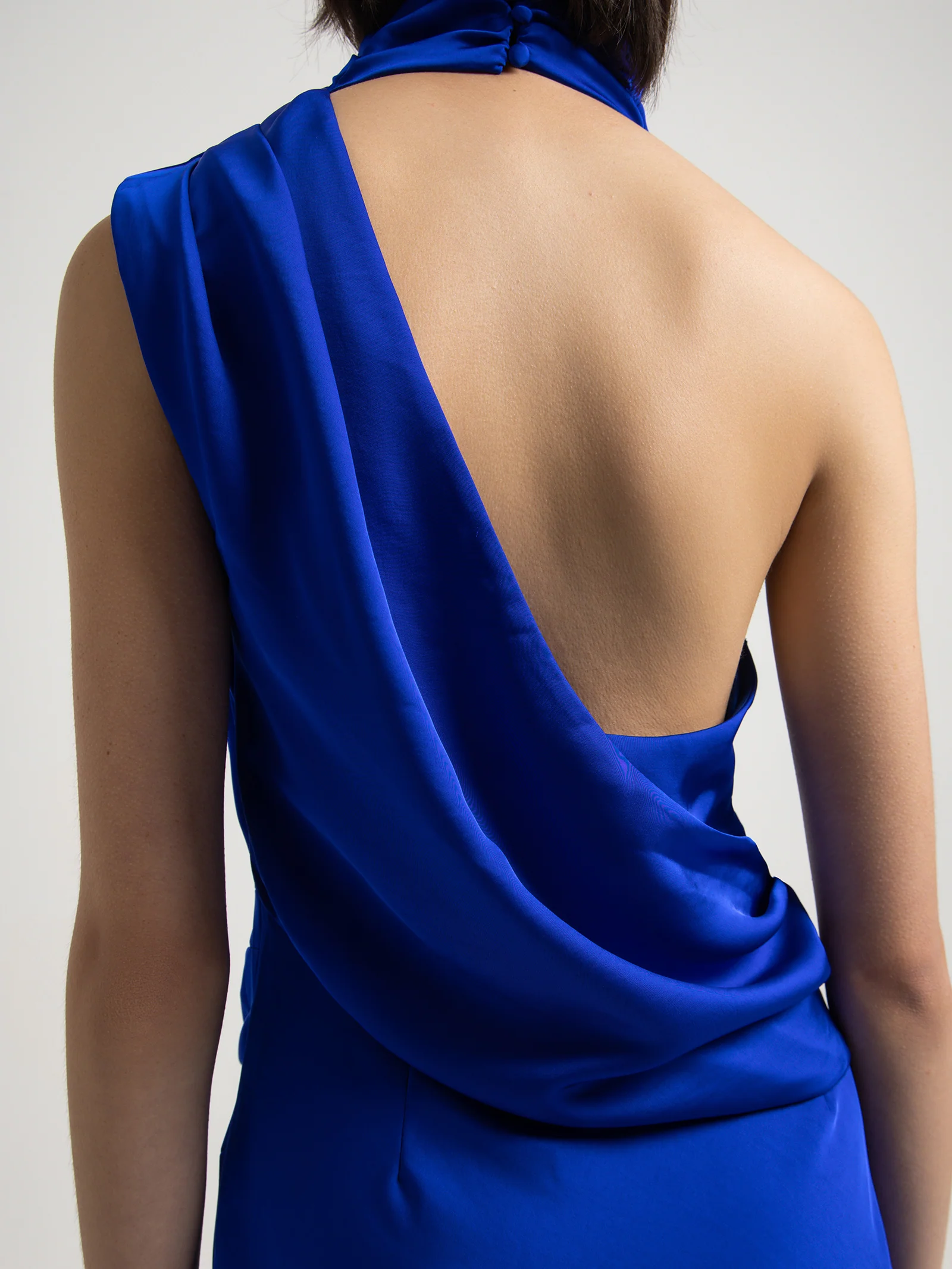 Hope Satin Mini Dress - Image 4