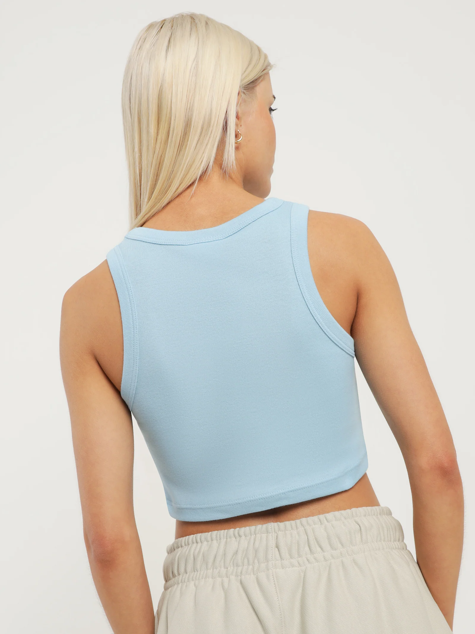 HT 90s Crop Ribbed Singlet - Image 6