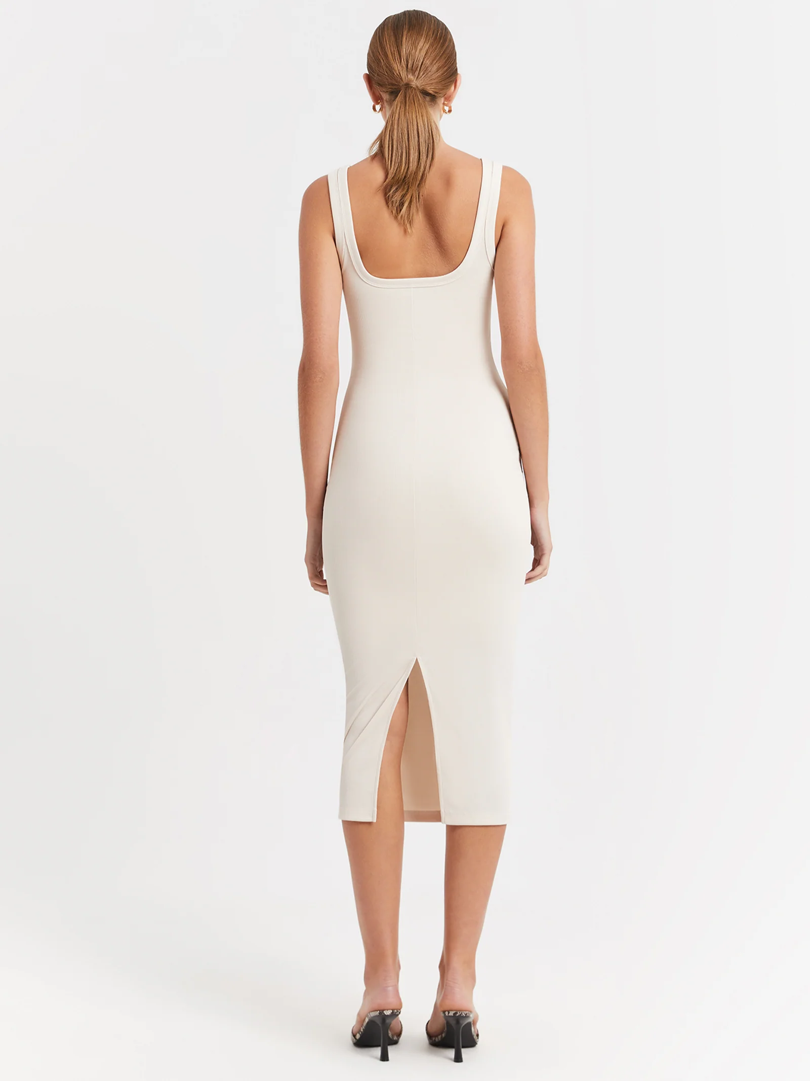 Imani Rib Midi Dress - Image 5