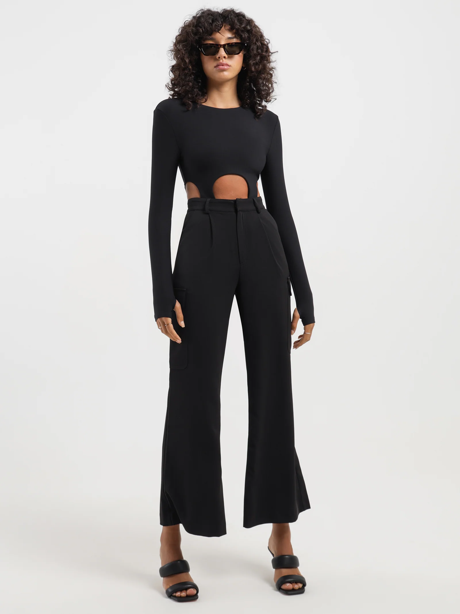 Ina Rib Ponte Bodysuit - Image 2
