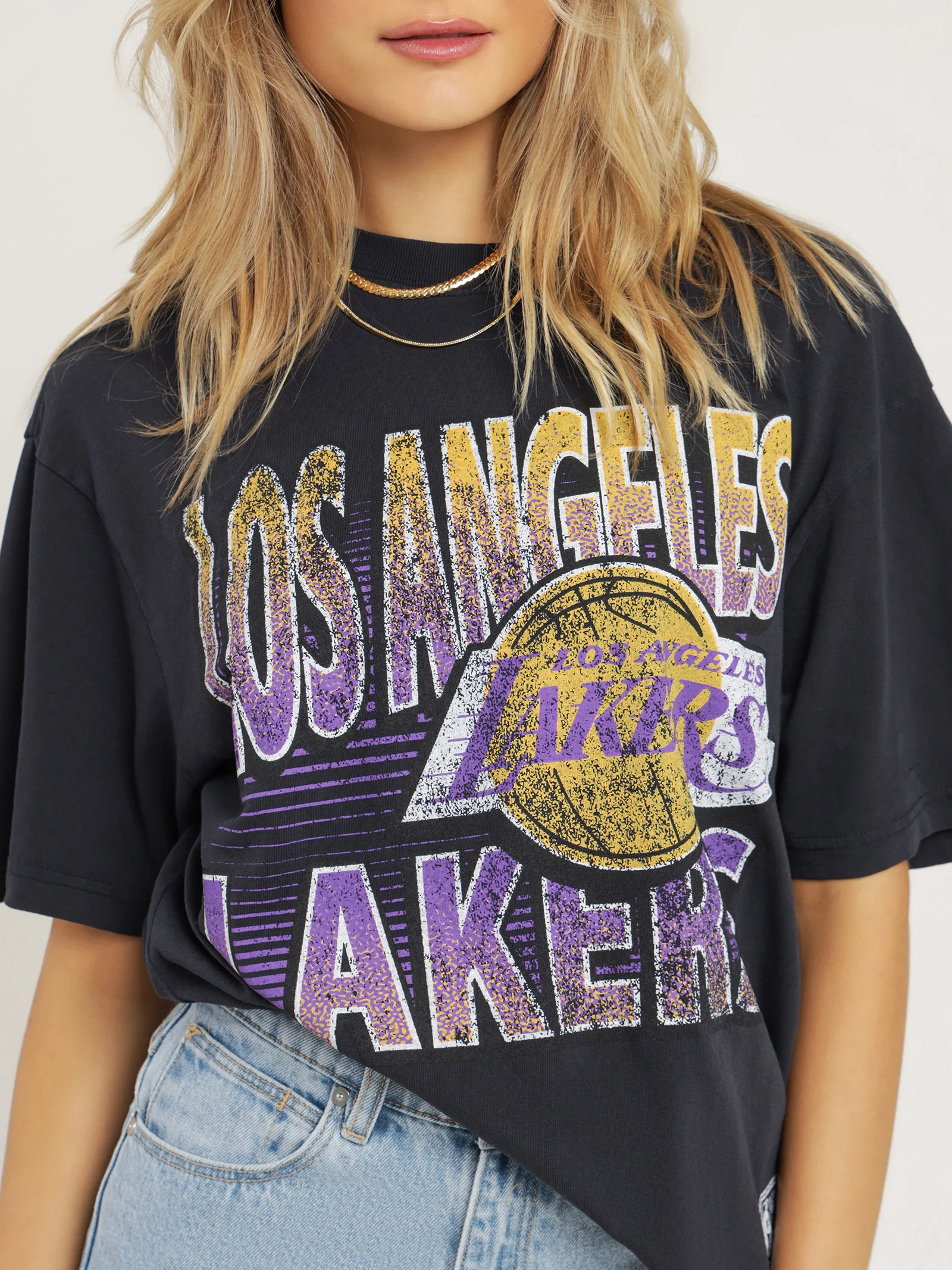 Incline Stack LA Lakers T-Shirt - Image 5