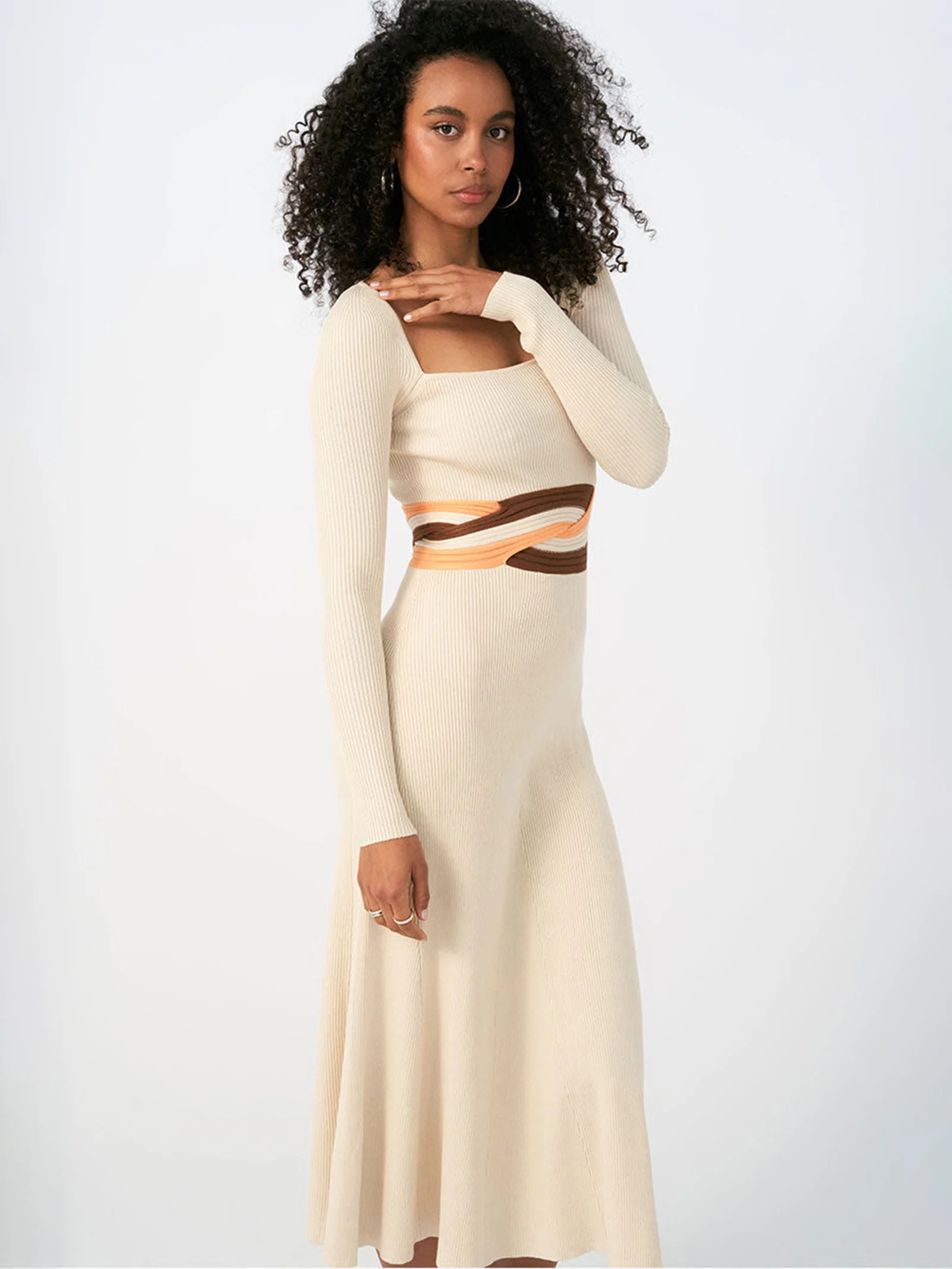 Inertia Knit Midi Dress - Image 2