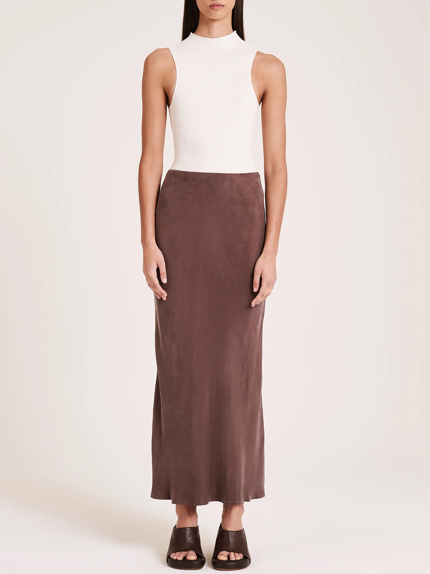 Ines Cupro Skirt - Image 2