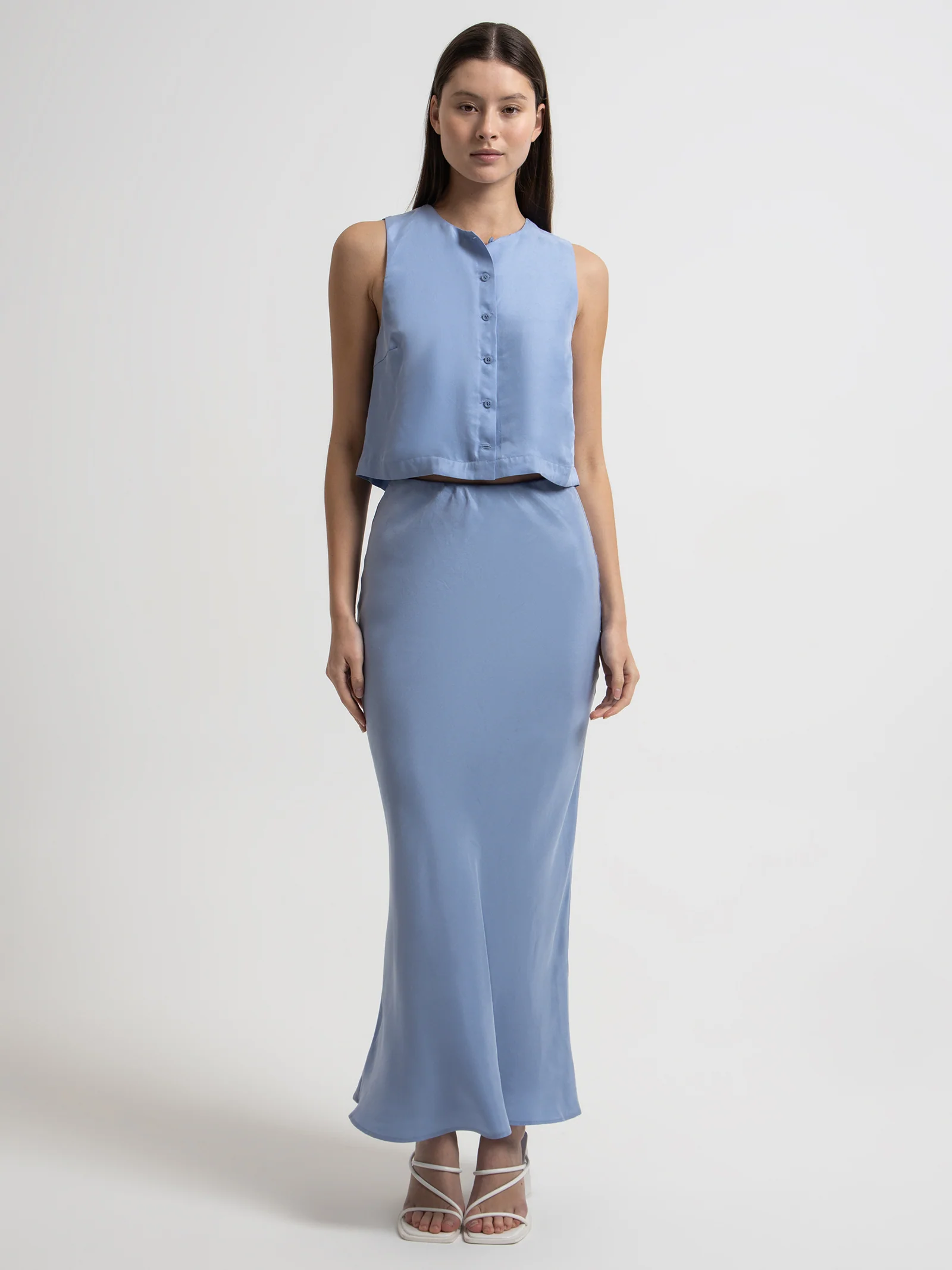 Ines Cupro Skirt - Image 2