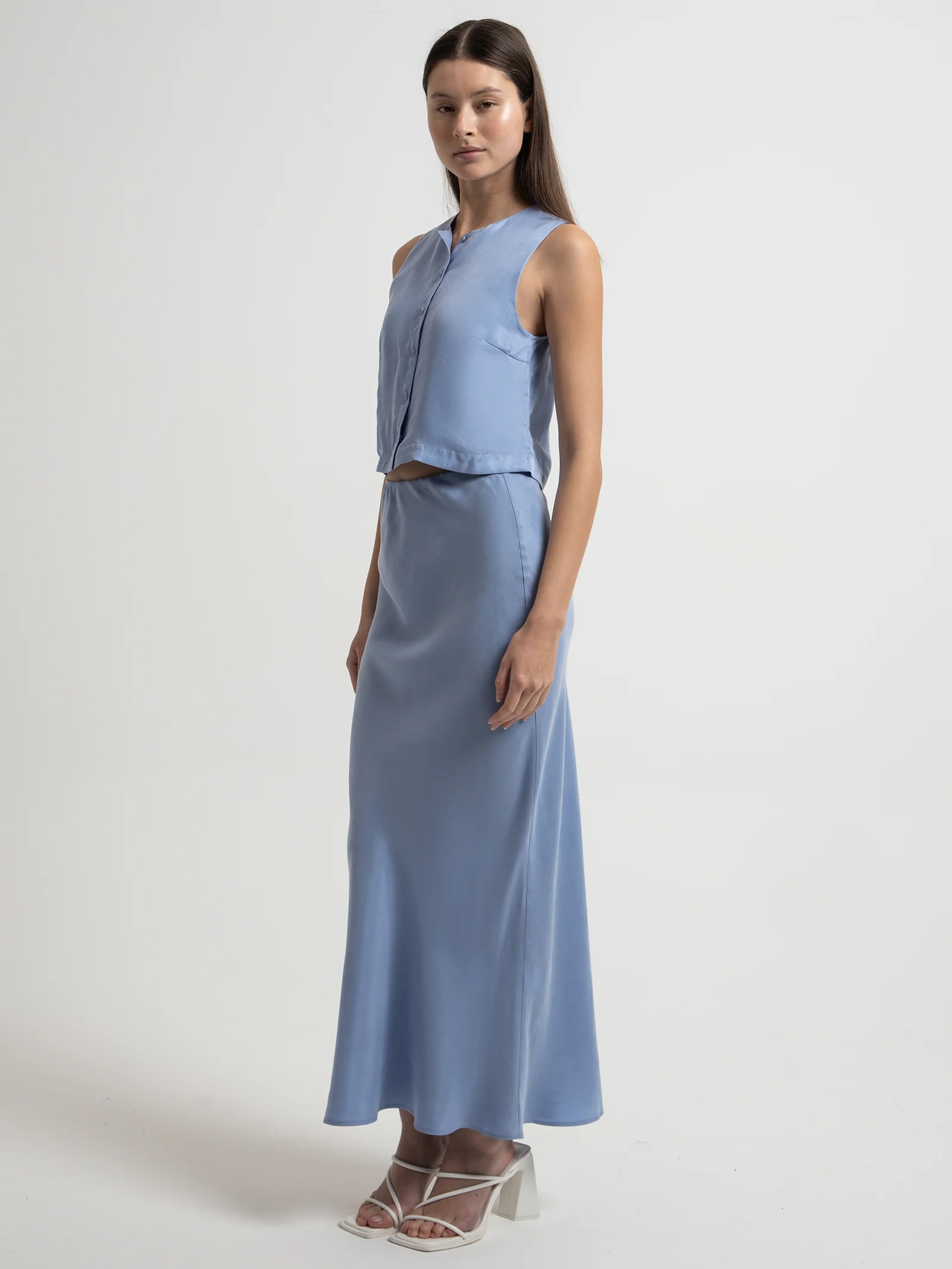 Ines Cupro Skirt - Image 3