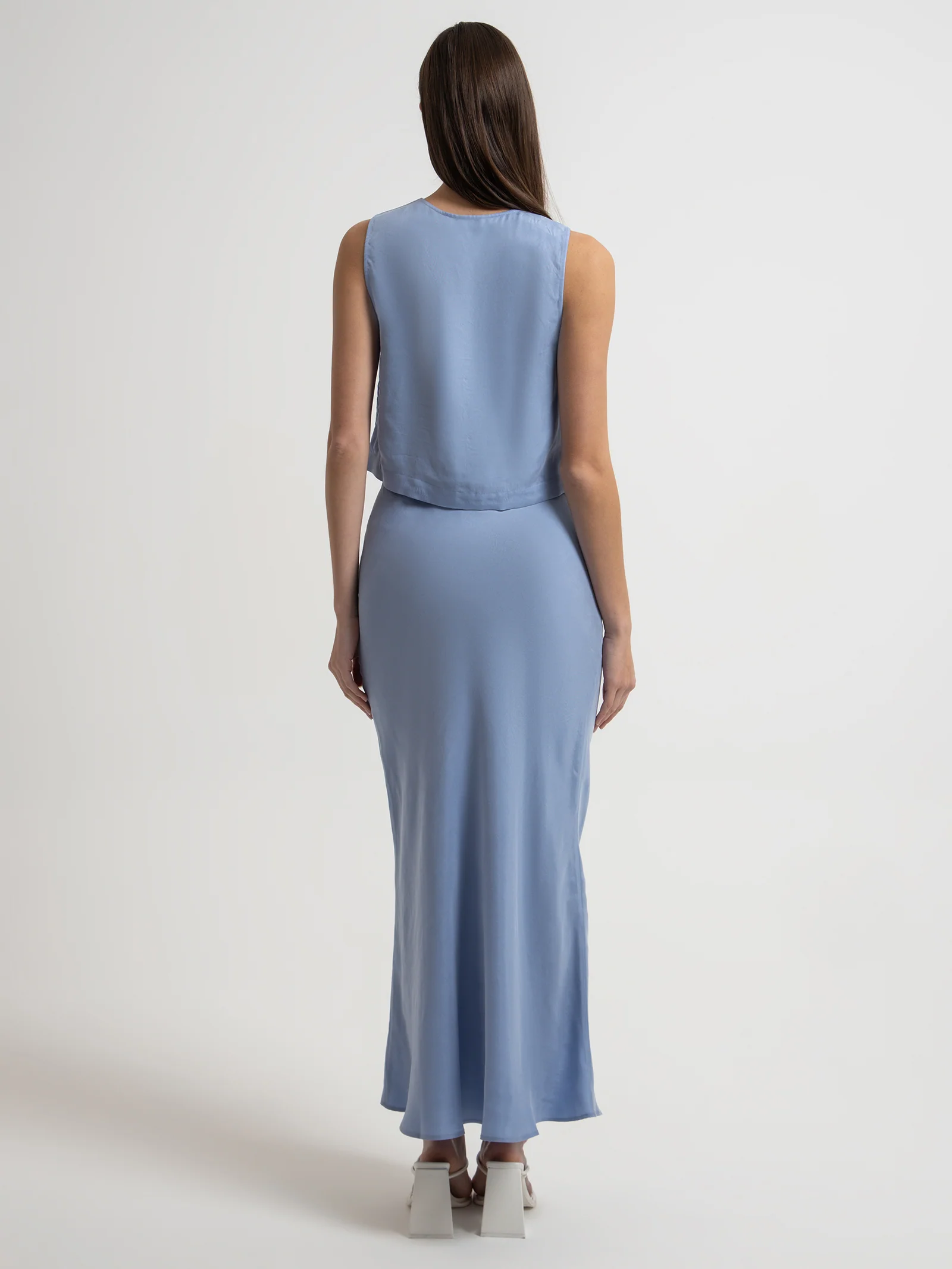 Ines Cupro Skirt - Image 4
