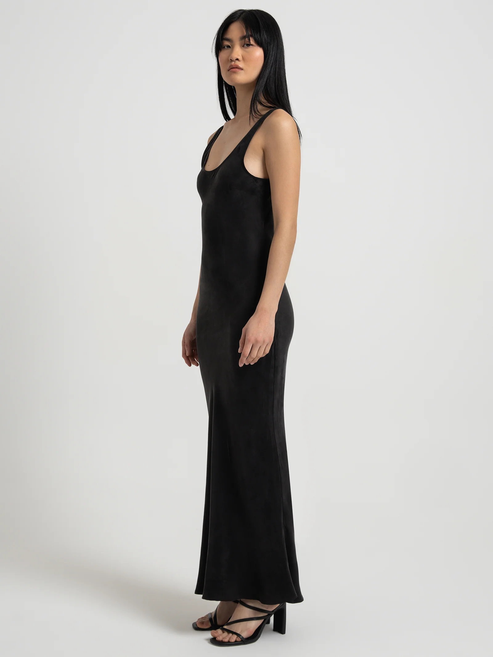 Ines Cupro Slip Dress - Image 2