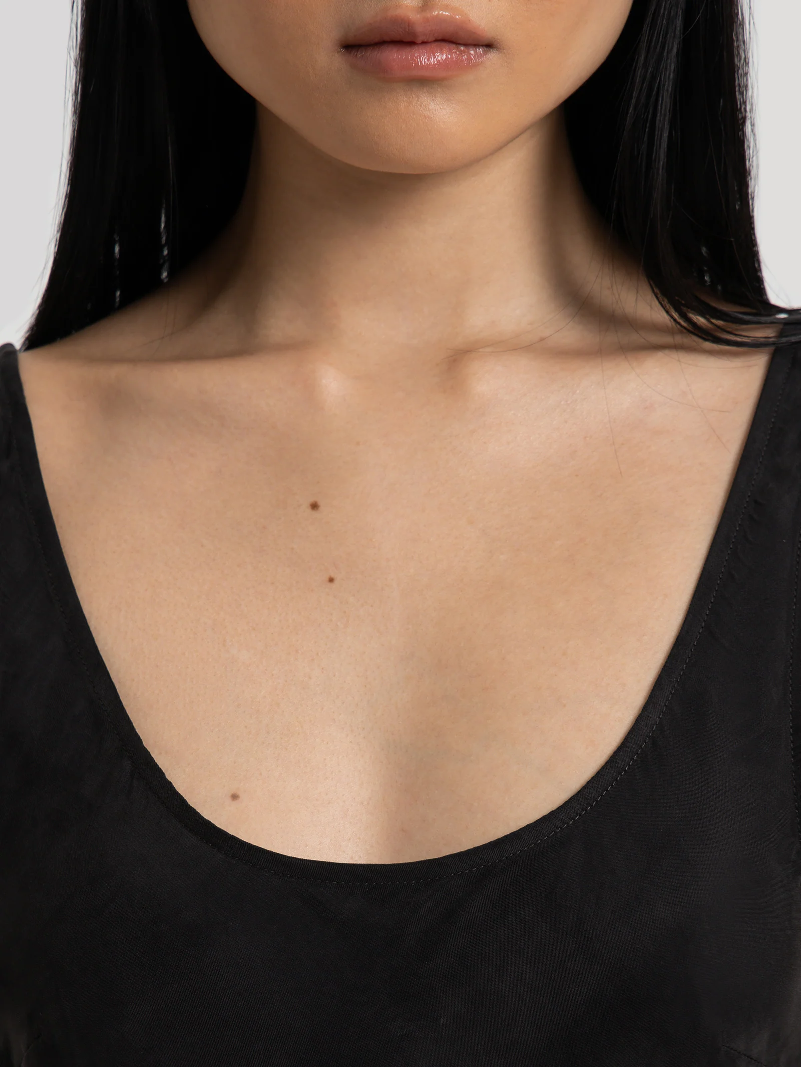 Ines Cupro Slip Dress - Image 3