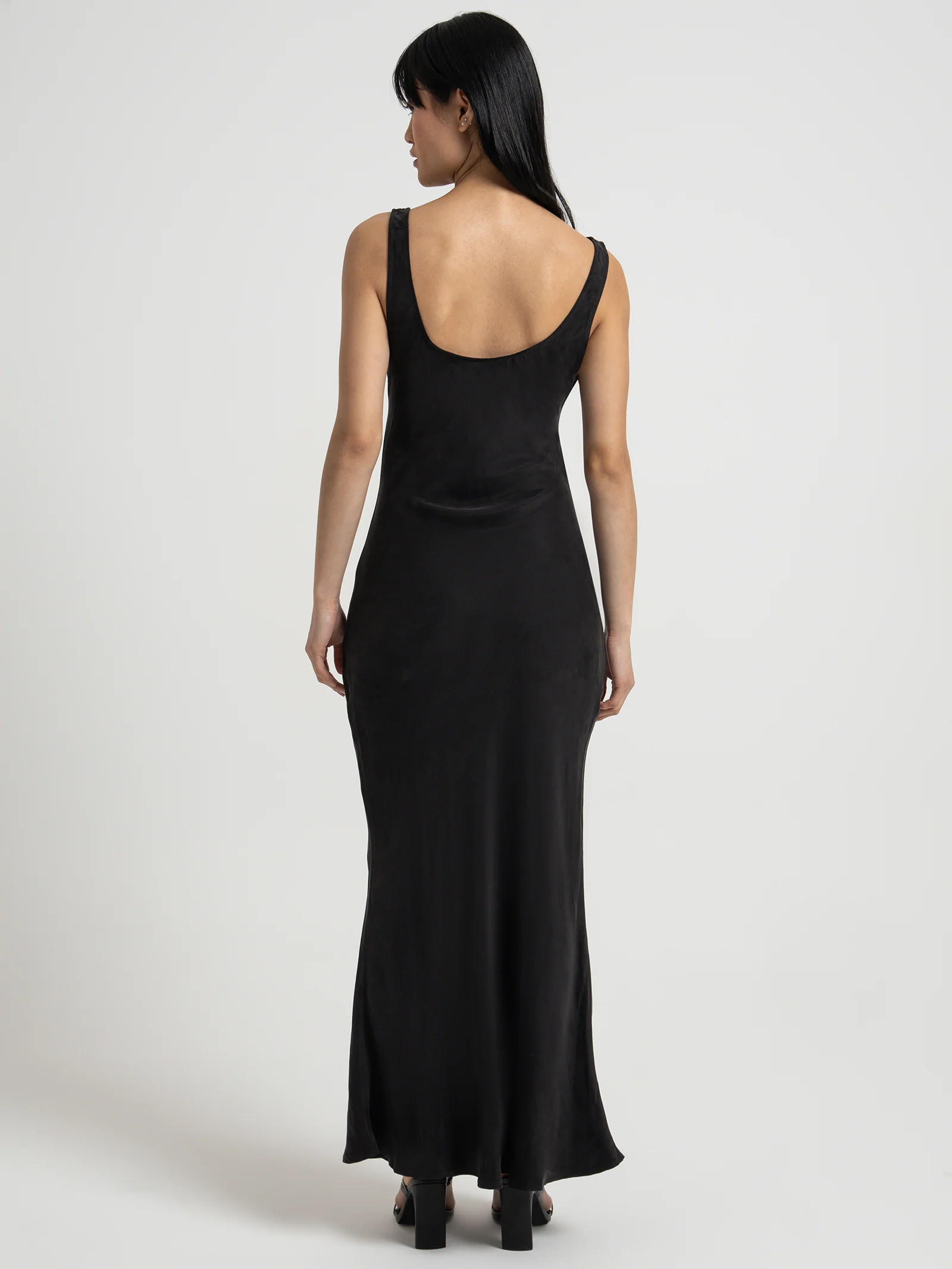 Ines Cupro Slip Dress - Image 4
