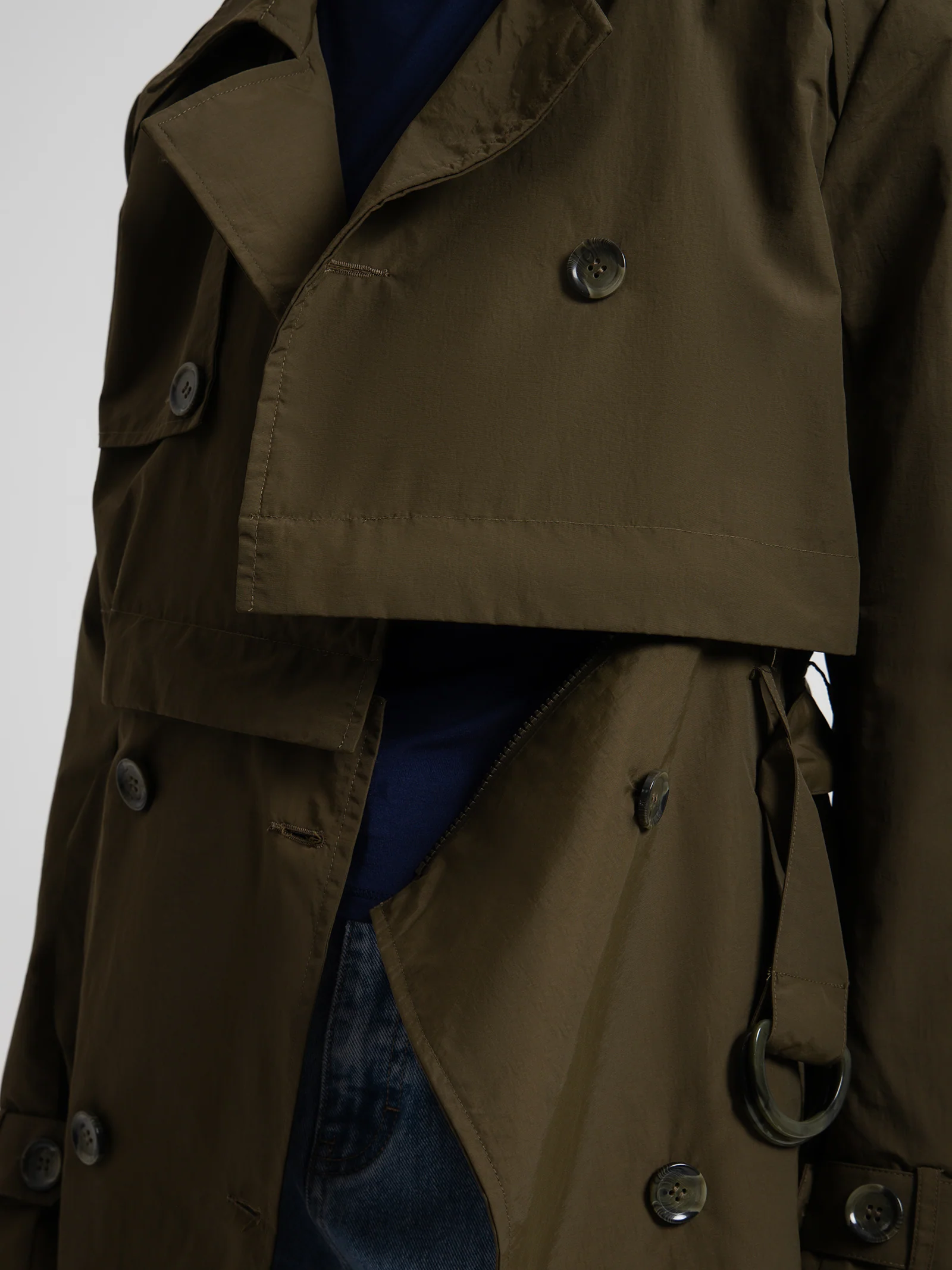 Ivy Zip Off Trench Coat - Image 4