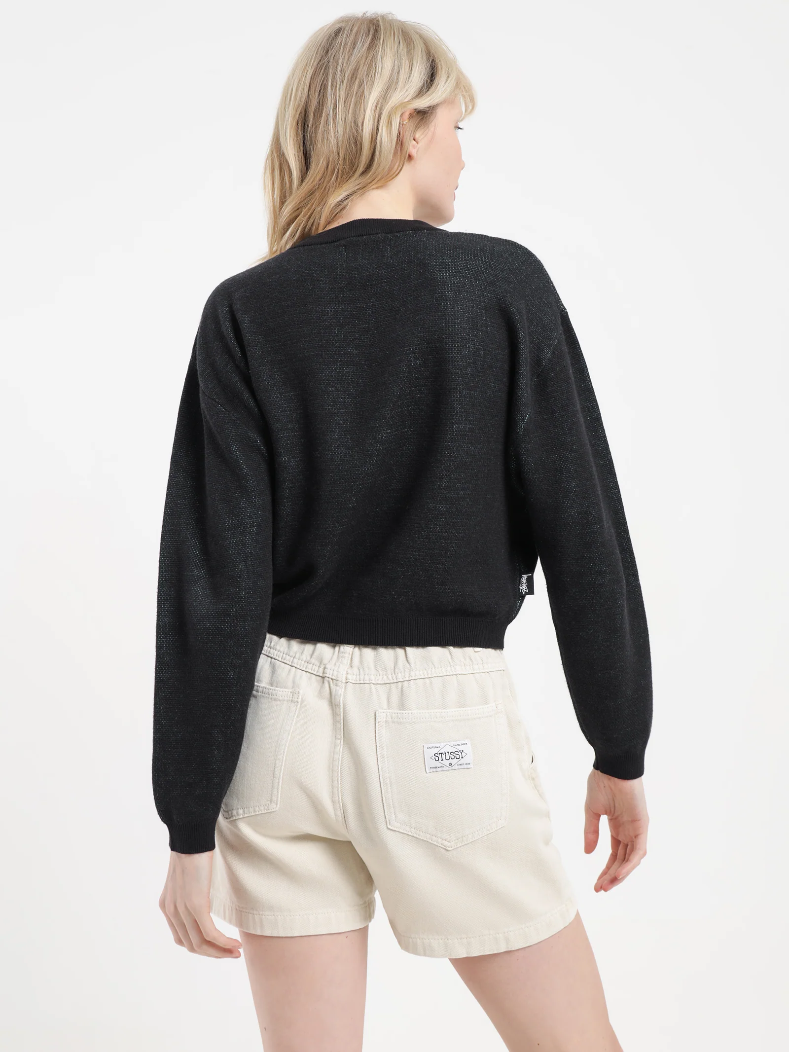 Jacquard Knit Flower Crew - Image 4