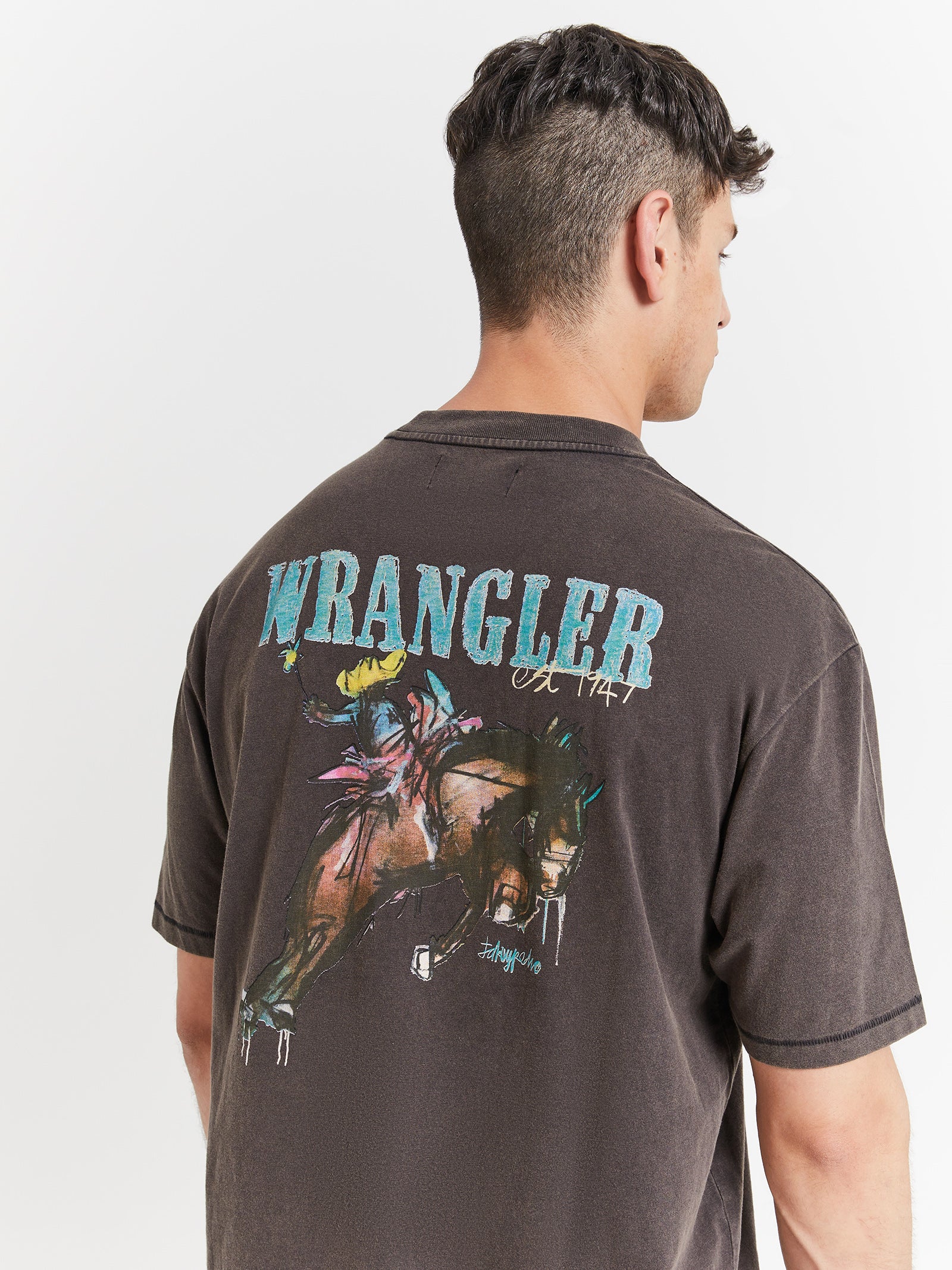 Jakey Pedro Rodeo Flower Slacker T-Shirt - Image 3