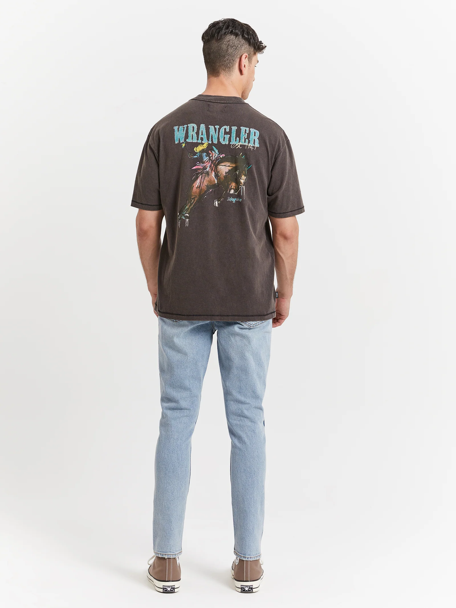 Jakey Pedro Rodeo Flower Slacker T-Shirt - Image 5