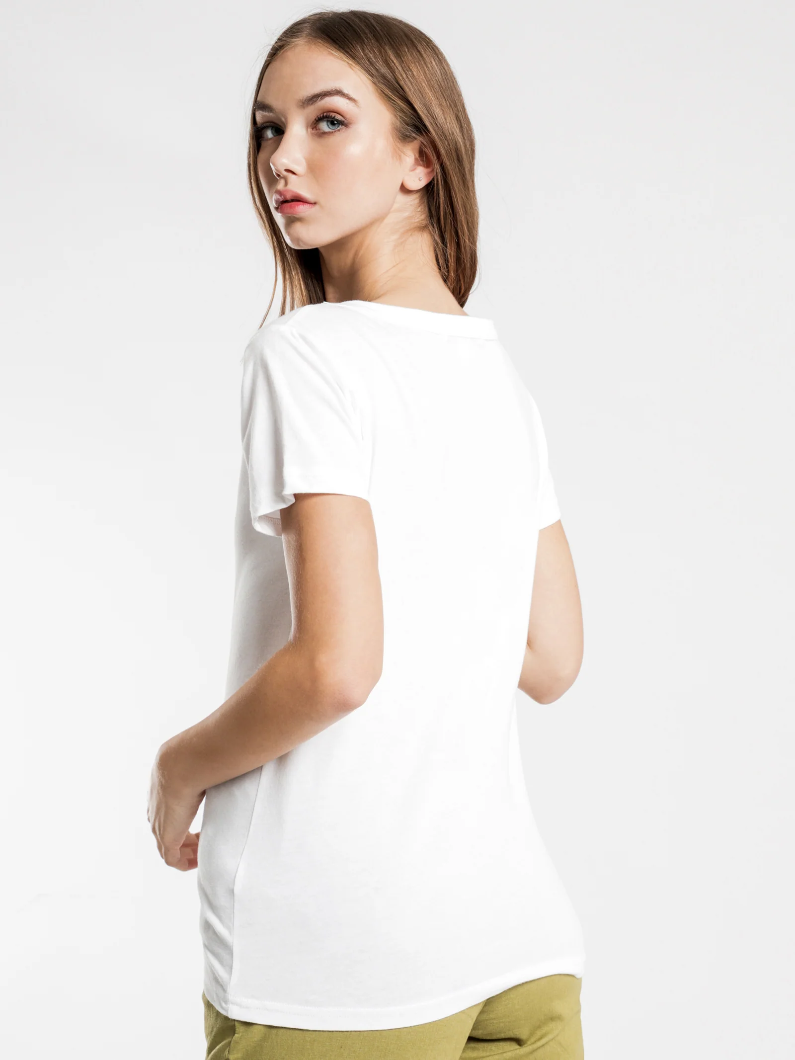 Jamie Basic Scoop Neck T-Shirt - Image 2