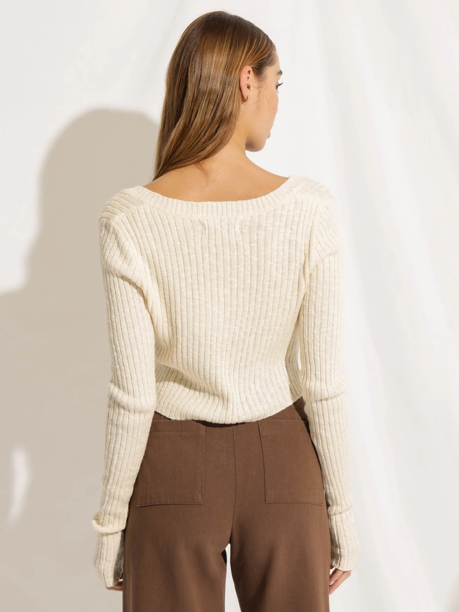 Jamie V Neck Knit - Image 6