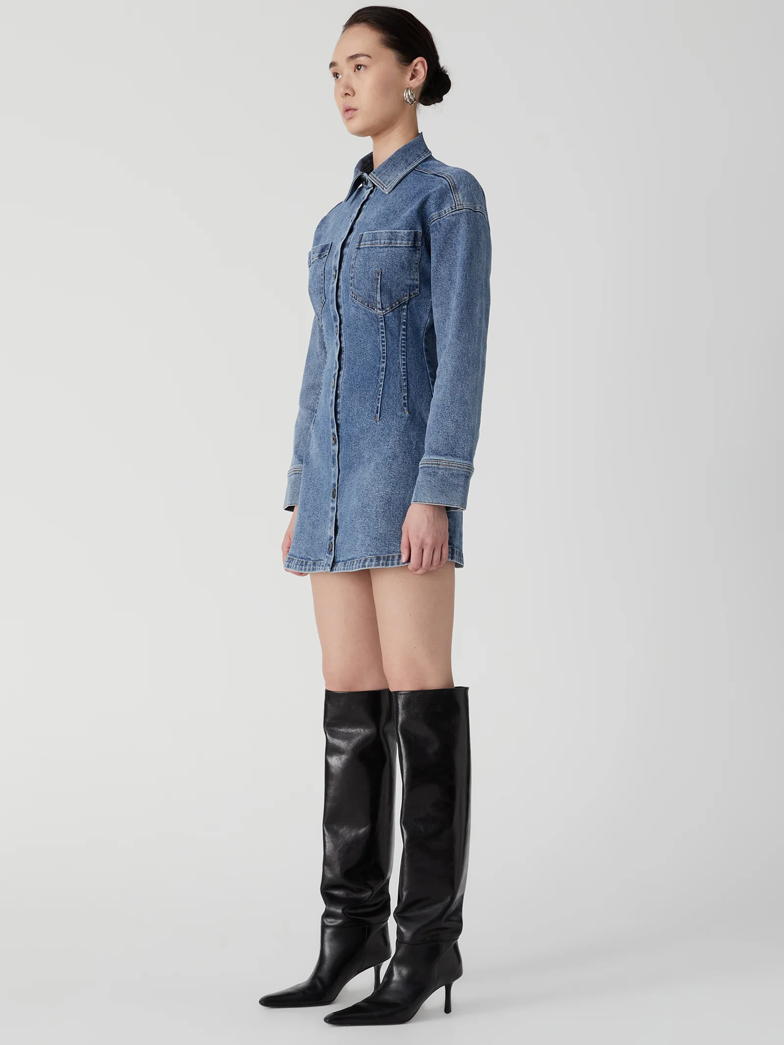 Javier Denim Dress - Image 2