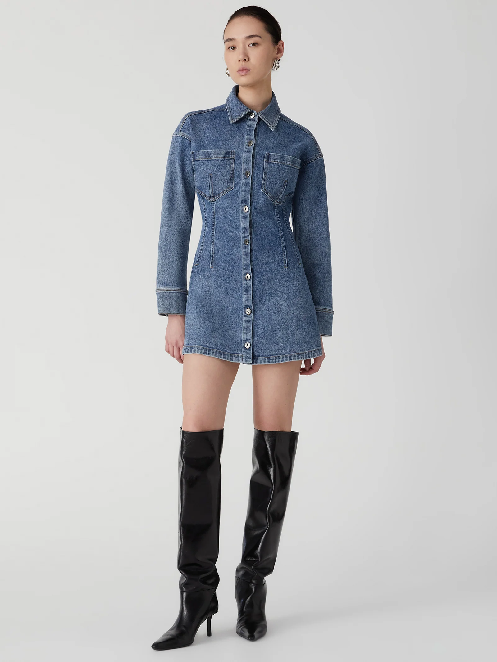 Javier Denim Dress - Image 3