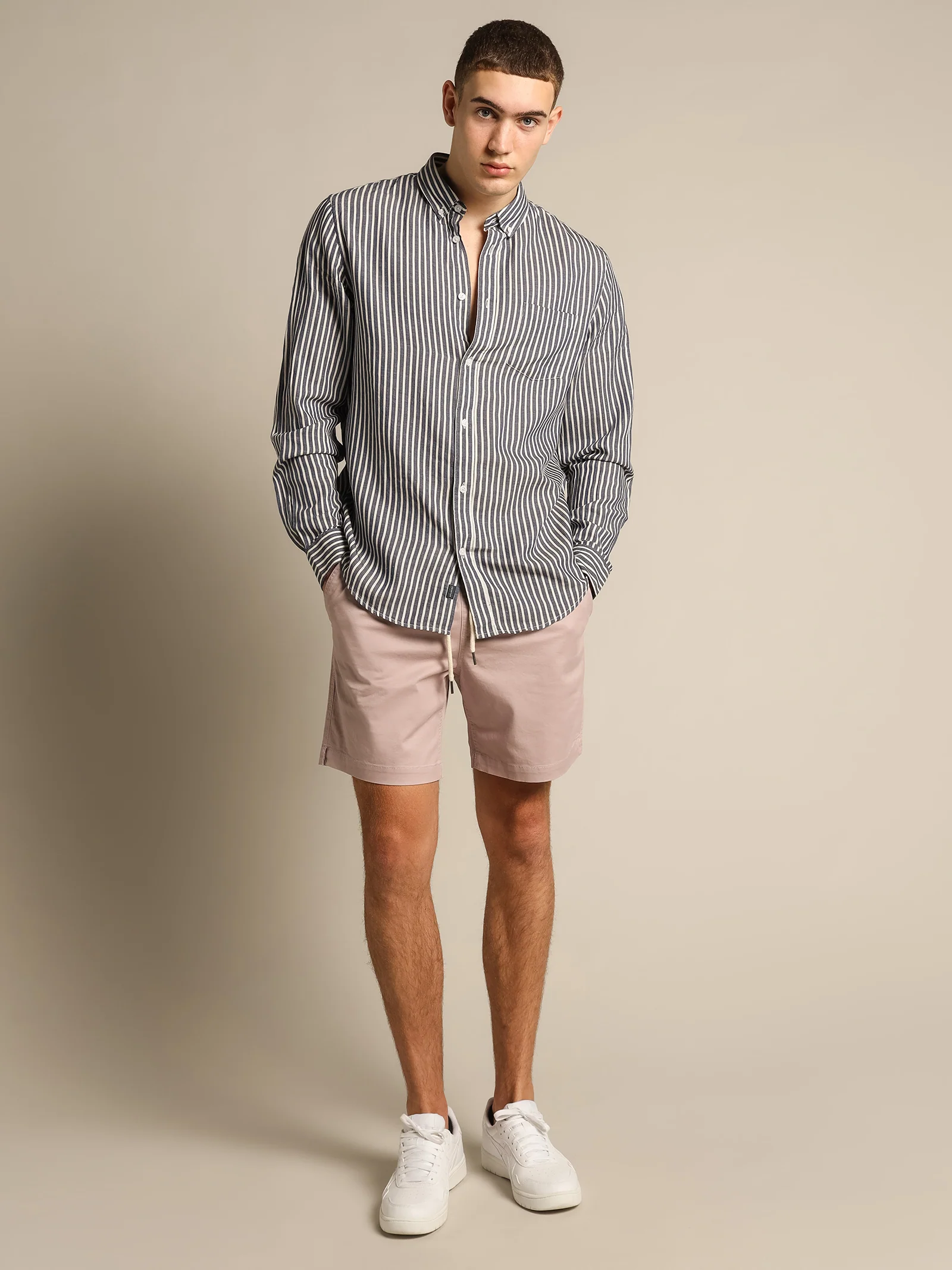 Jerry Stripe Long Sleeve Shirt - Image 5