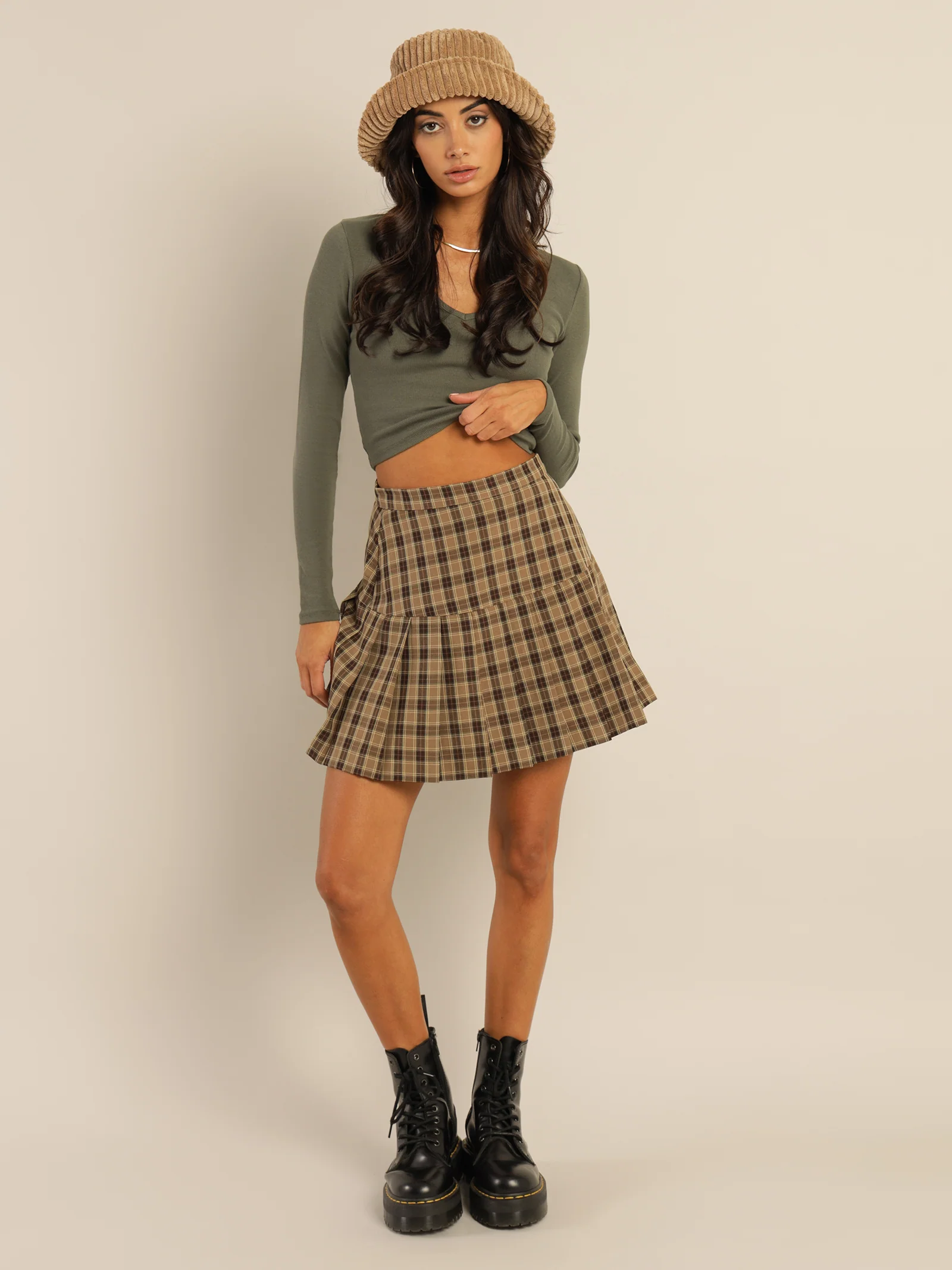 Jessie Pleated Skirt - Image 4