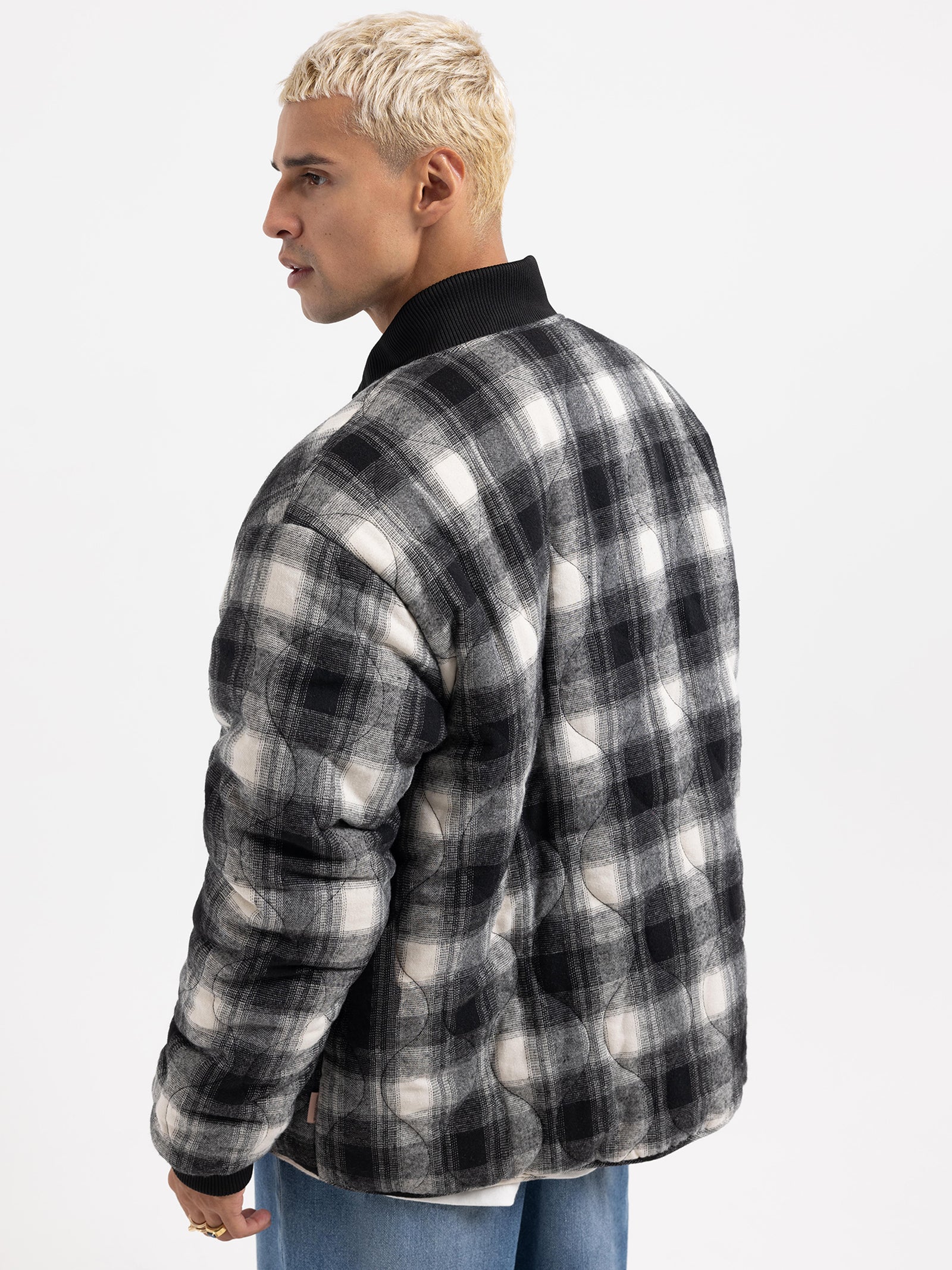 Jett Quilted Bomber - Image 6