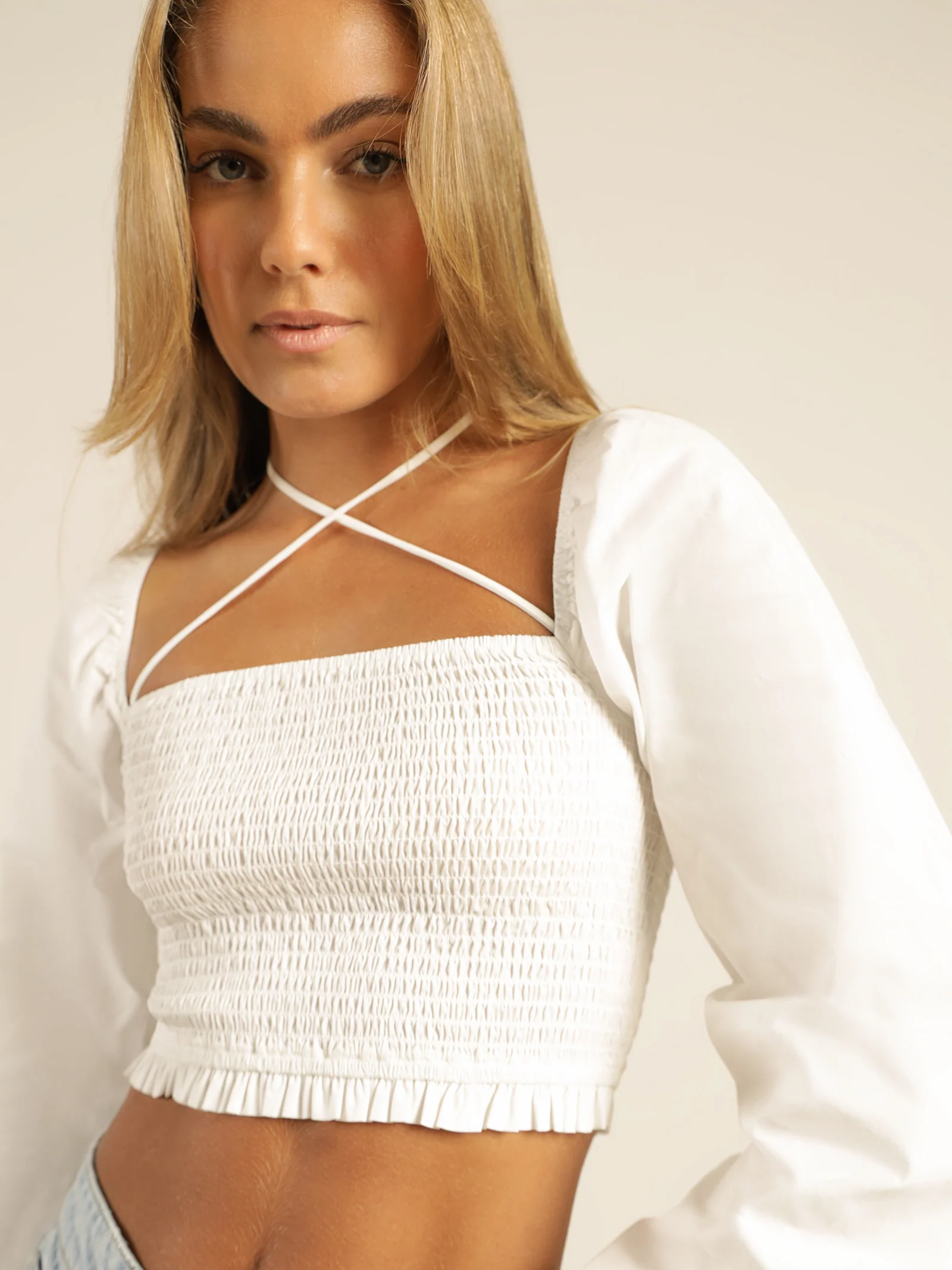 Joelle Poplin Top - Image 4