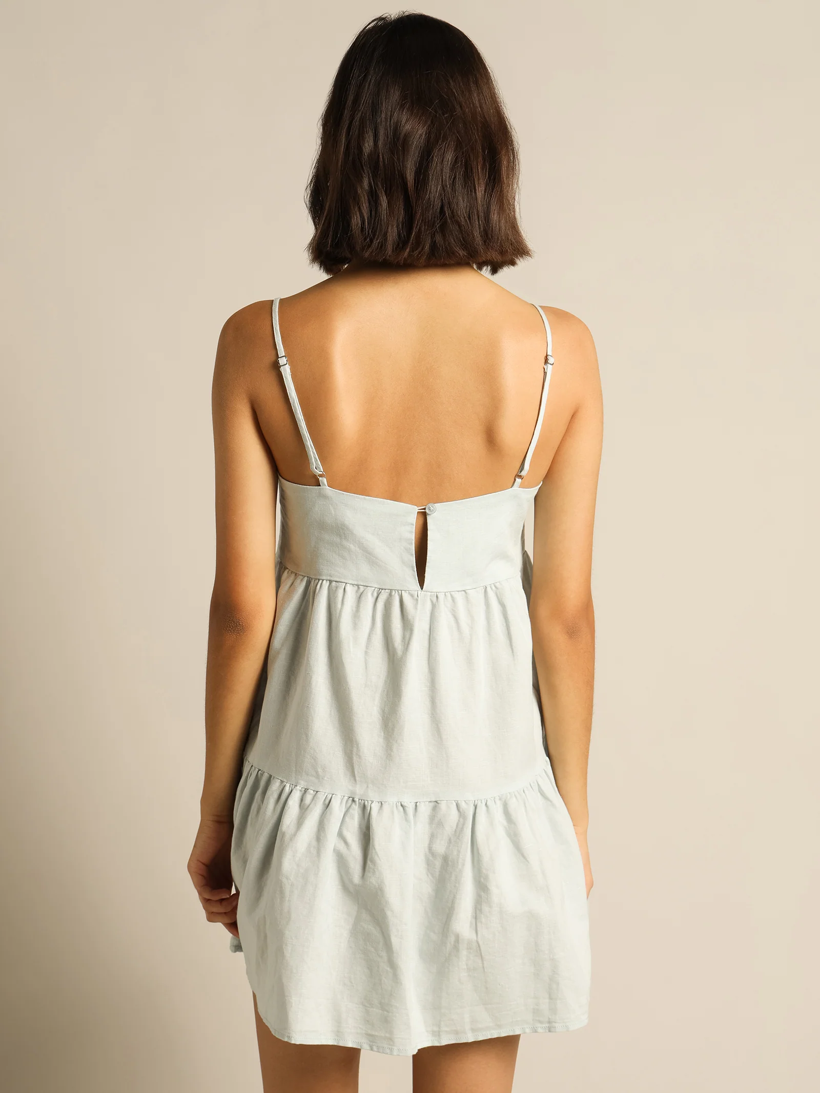 Jones Linen Mini Dress - Image 6