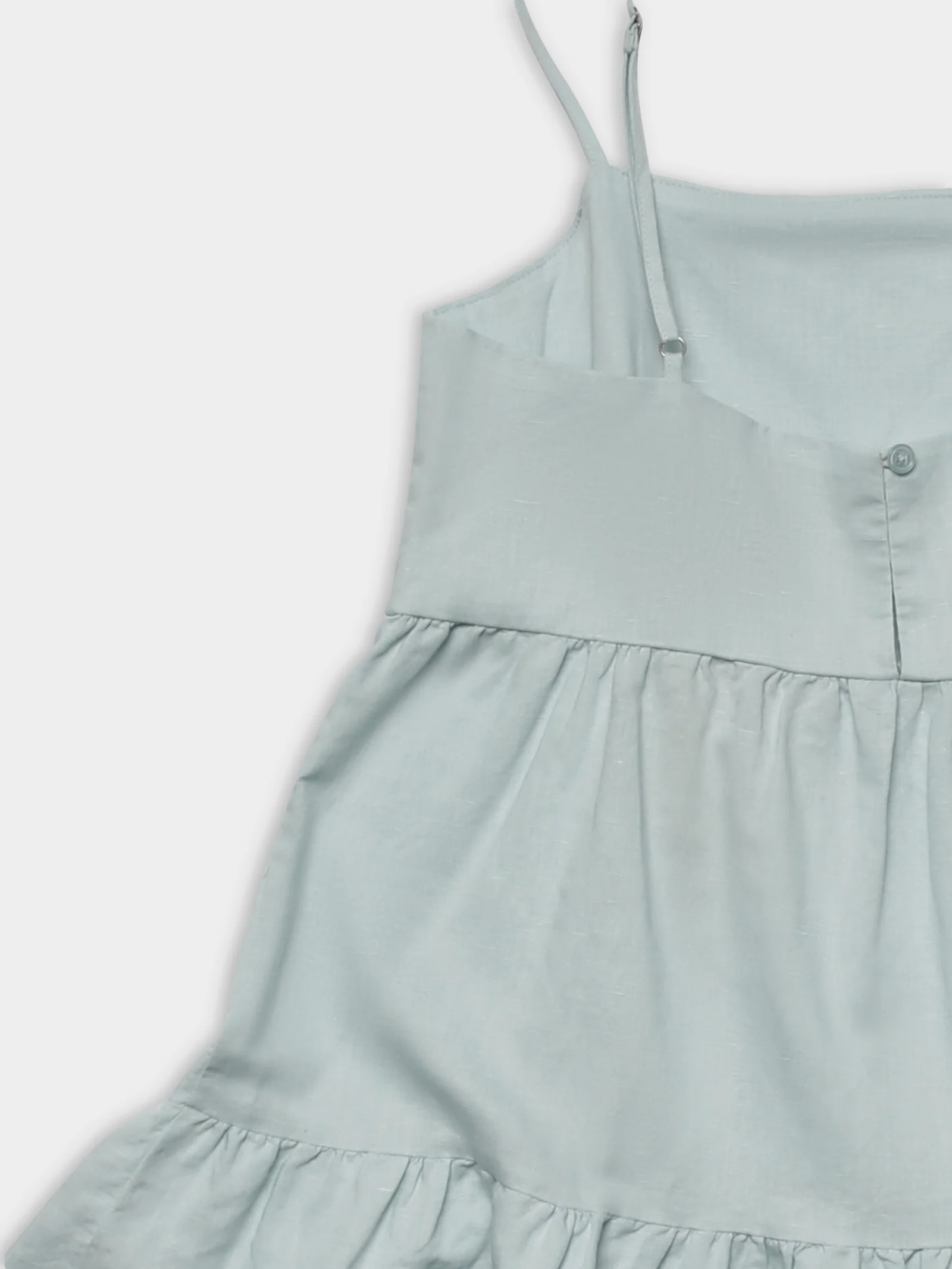 Jones Linen Mini Dress - Image 8