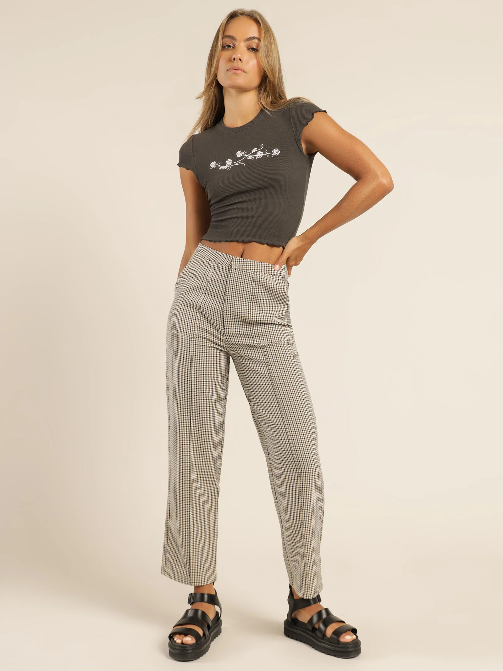 Jordan Cigarette Check Pants - Image 6
