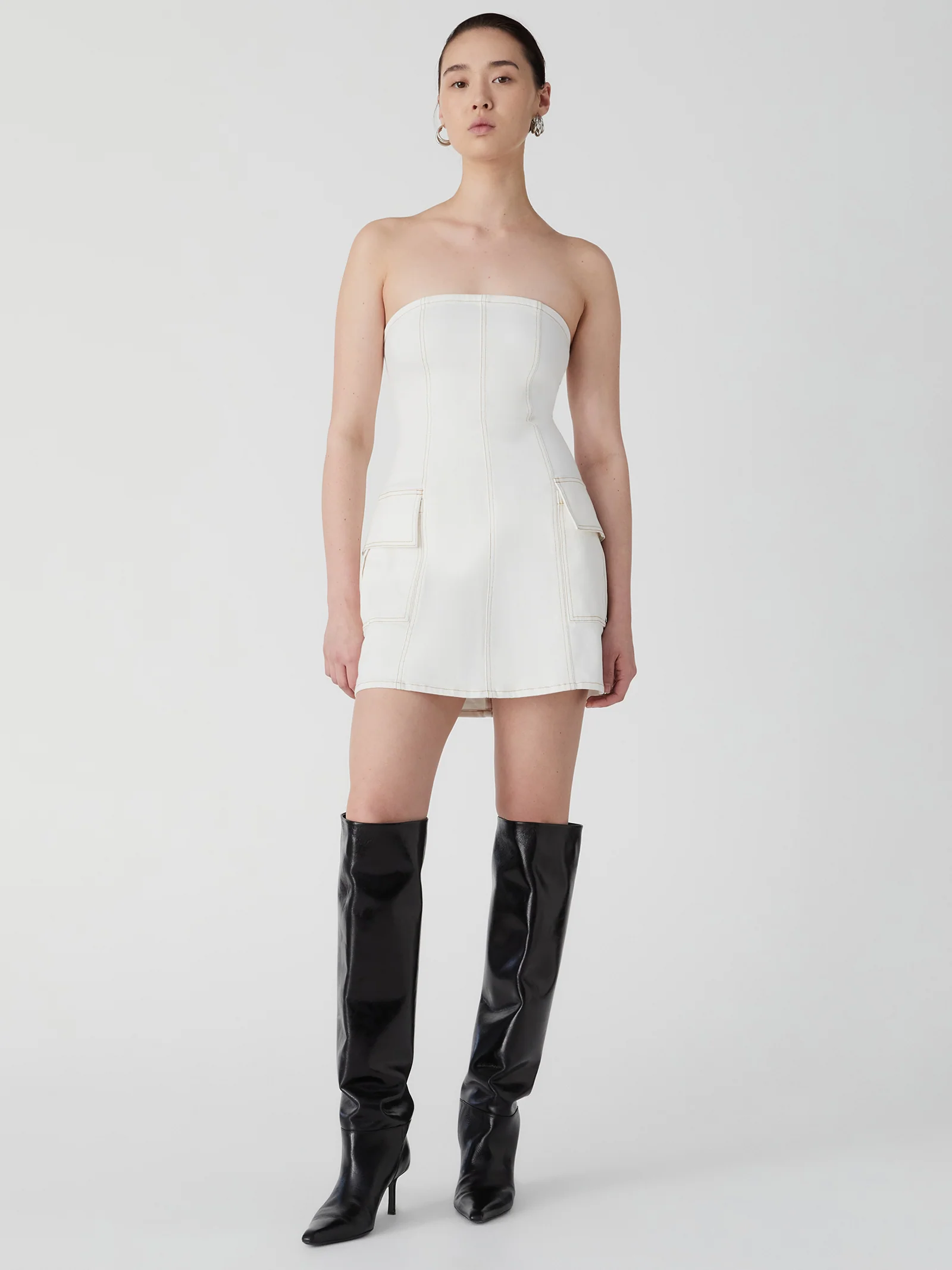 Jothi Denim Dress - Image 2